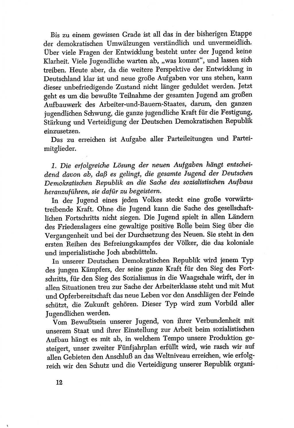 Dokumente der Sozialistischen Einheitspartei Deutschlands (SED) [Deutsche Demokratische Republik (DDR)] 1956-1957, Seite 12 (Dok. SED DDR 1956-1957, S. 12)