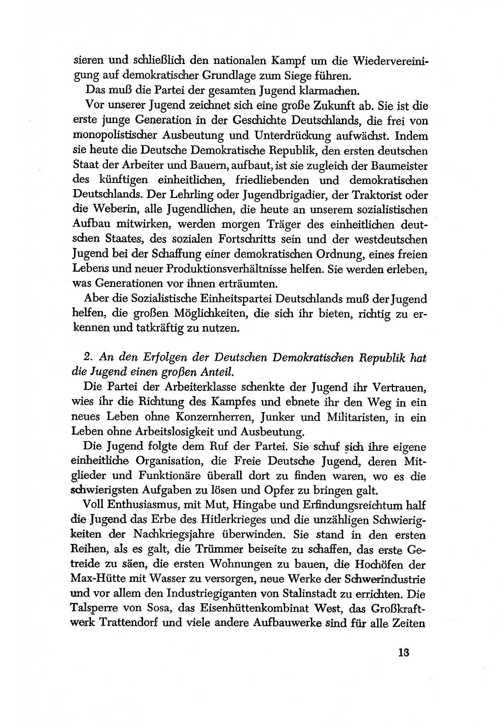 Dokumente der Sozialistischen Einheitspartei Deutschlands (SED) [Deutsche Demokratische Republik (DDR)] 1956-1957, Seite 13 (Dok. SED DDR 1956-1957, S. 13)