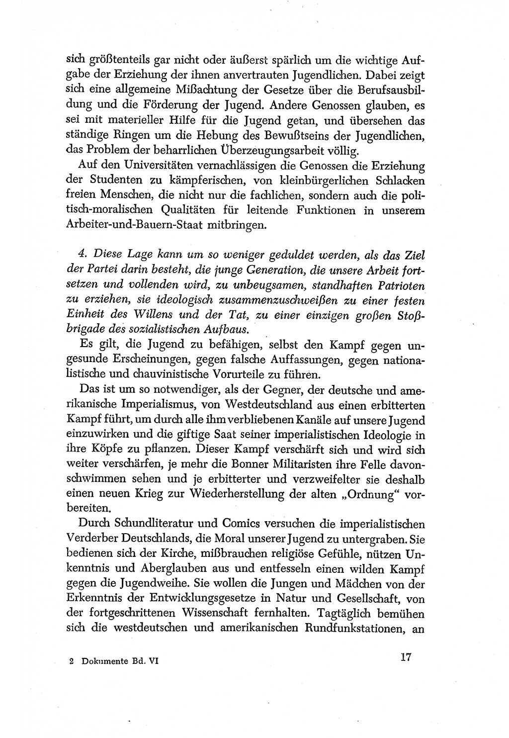 Dokumente der Sozialistischen Einheitspartei Deutschlands (SED) [Deutsche Demokratische Republik (DDR)] 1956-1957, Seite 17 (Dok. SED DDR 1956-1957, S. 17)