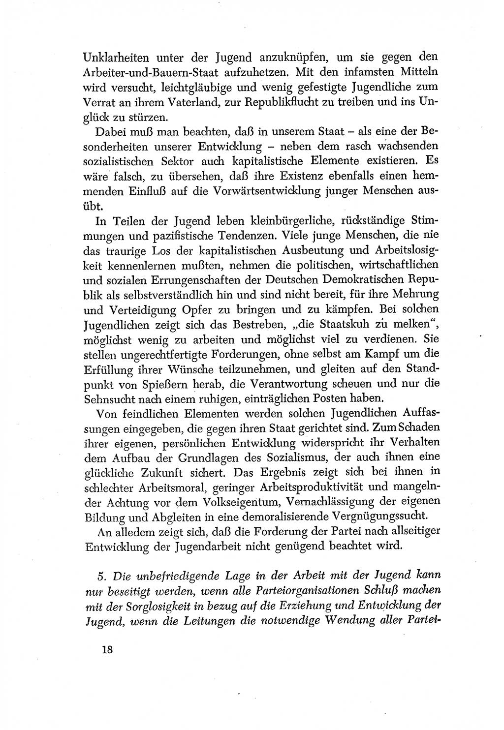 Dokumente der Sozialistischen Einheitspartei Deutschlands (SED) [Deutsche Demokratische Republik (DDR)] 1956-1957, Seite 18 (Dok. SED DDR 1956-1957, S. 18)