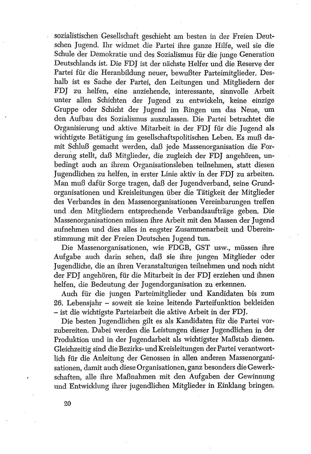 Dokumente der Sozialistischen Einheitspartei Deutschlands (SED) [Deutsche Demokratische Republik (DDR)] 1956-1957, Seite 20 (Dok. SED DDR 1956-1957, S. 20)