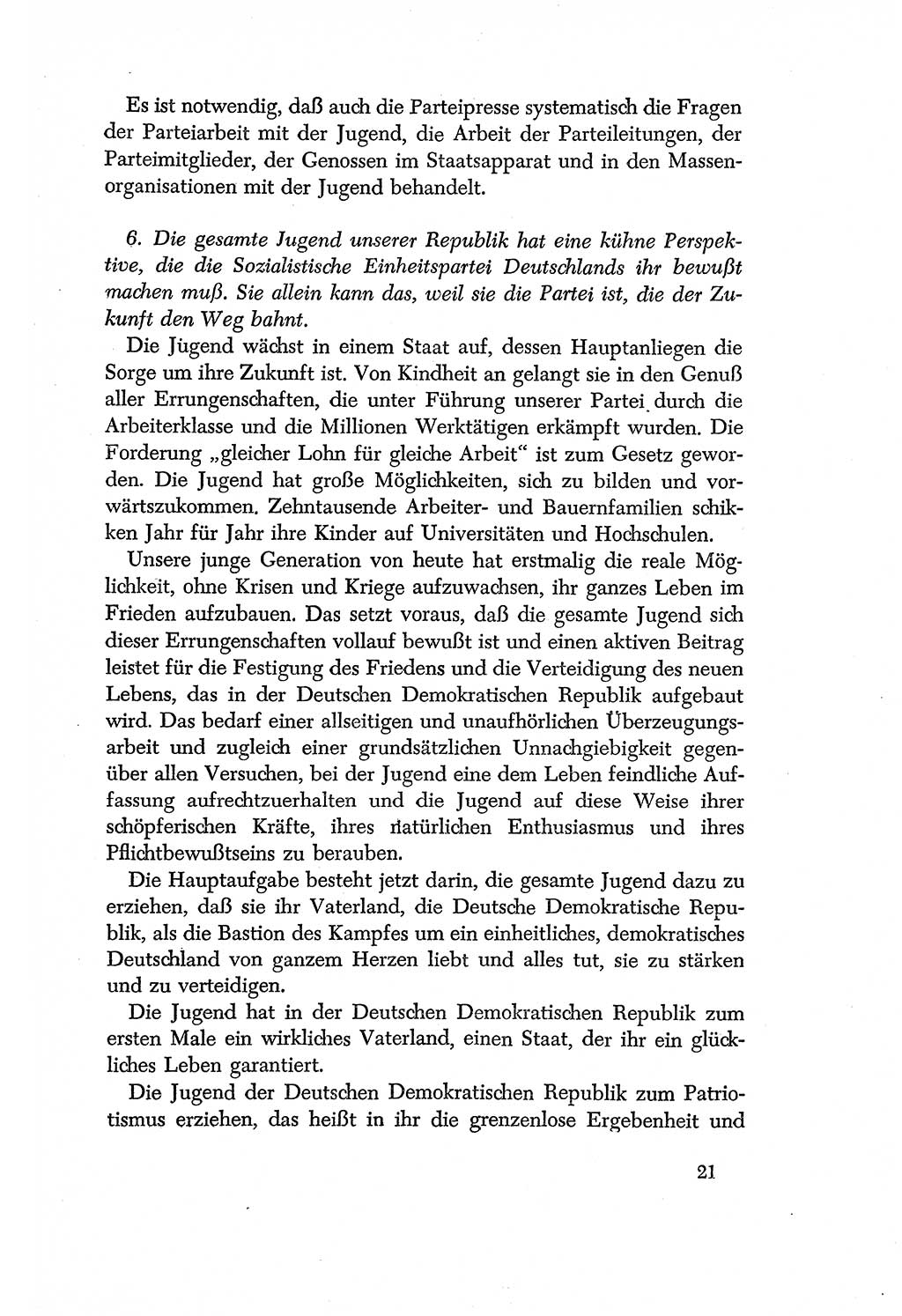 Dokumente der Sozialistischen Einheitspartei Deutschlands (SED) [Deutsche Demokratische Republik (DDR)] 1956-1957, Seite 21 (Dok. SED DDR 1956-1957, S. 21)