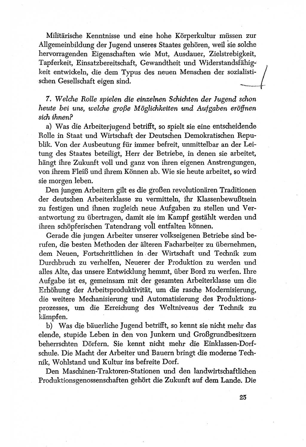 Dokumente der Sozialistischen Einheitspartei Deutschlands (SED) [Deutsche Demokratische Republik (DDR)] 1956-1957, Seite 25 (Dok. SED DDR 1956-1957, S. 25)