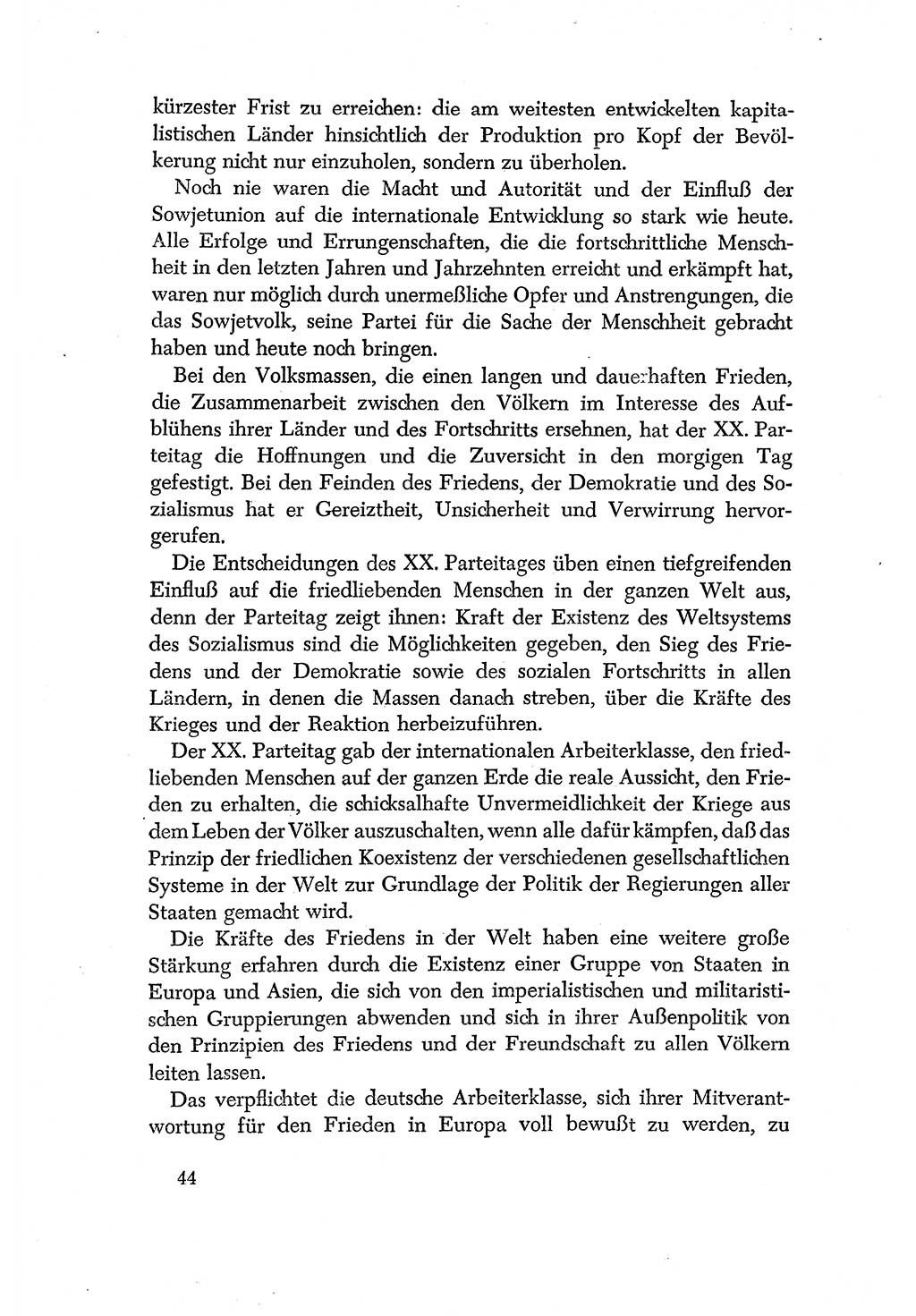 Dokumente der Sozialistischen Einheitspartei Deutschlands (SED) [Deutsche Demokratische Republik (DDR)] 1956-1957, Seite 44 (Dok. SED DDR 1956-1957, S. 44)