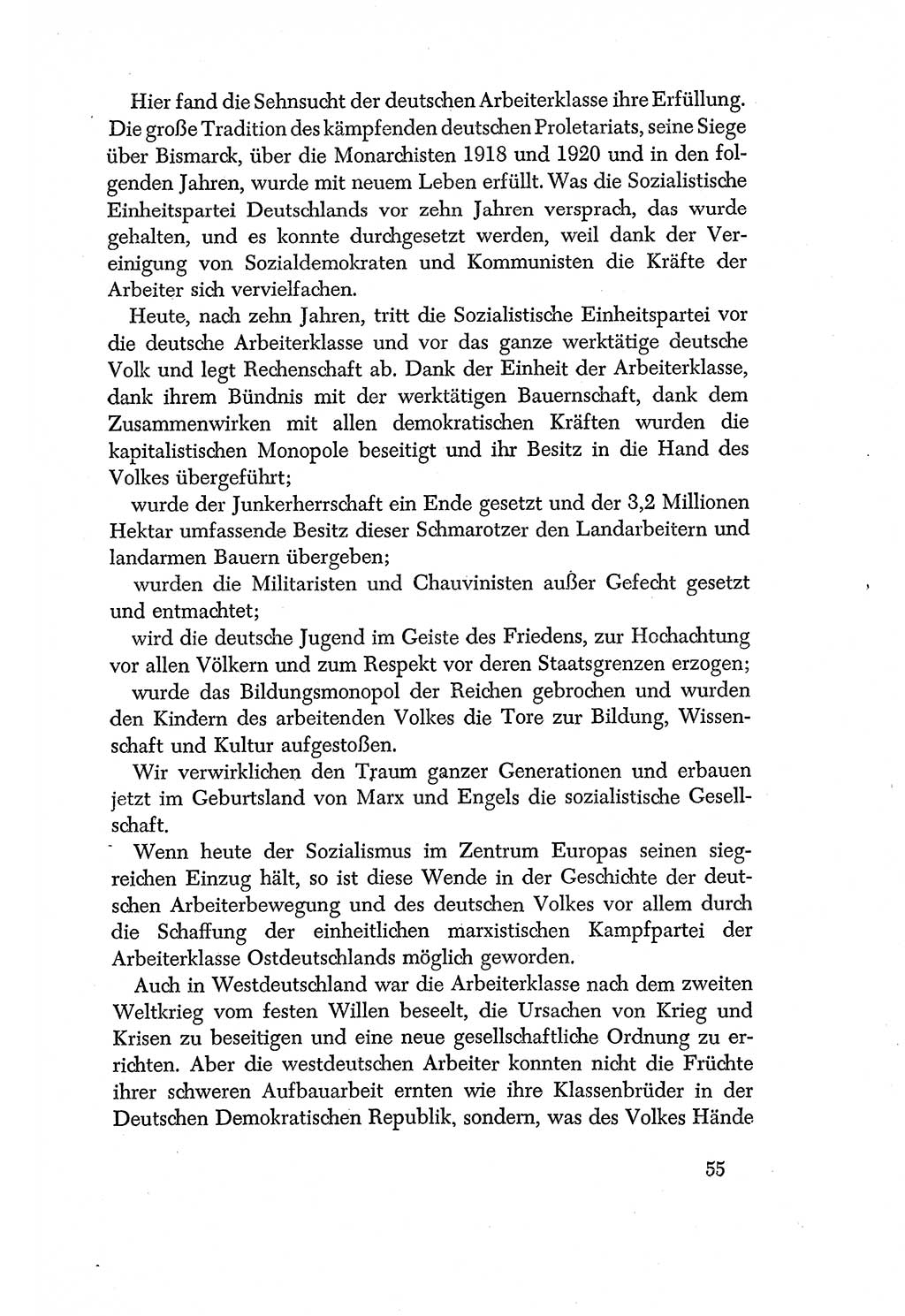 Dokumente der Sozialistischen Einheitspartei Deutschlands (SED) [Deutsche Demokratische Republik (DDR)] 1956-1957, Seite 55 (Dok. SED DDR 1956-1957, S. 55)