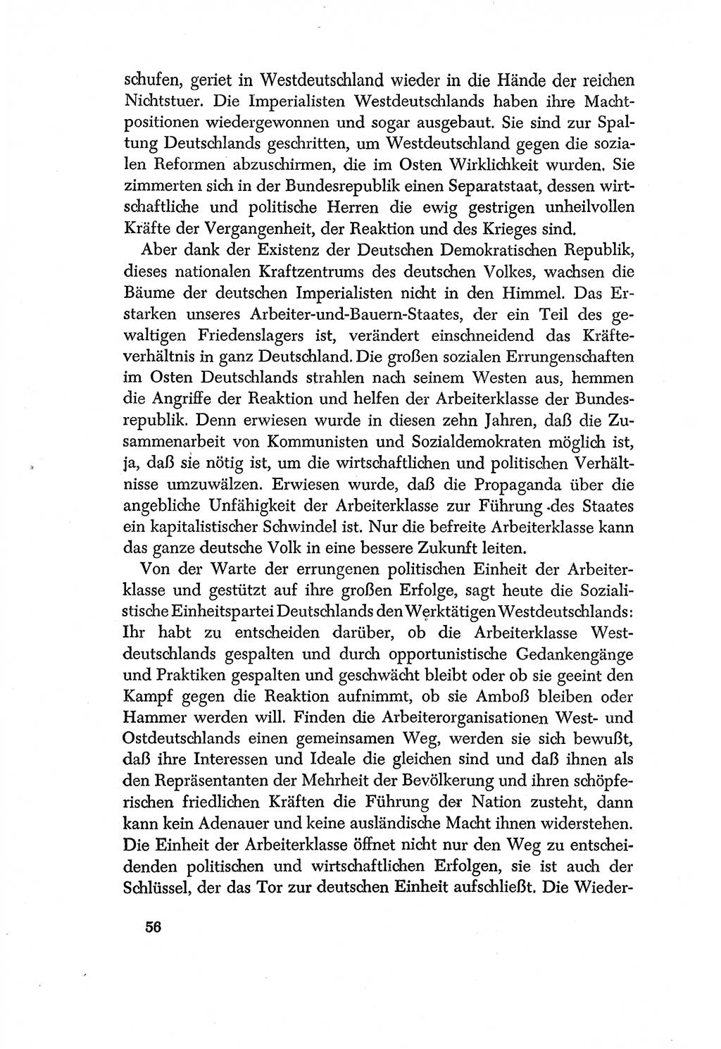 Dokumente der Sozialistischen Einheitspartei Deutschlands (SED) [Deutsche Demokratische Republik (DDR)] 1956-1957, Seite 56 (Dok. SED DDR 1956-1957, S. 56)