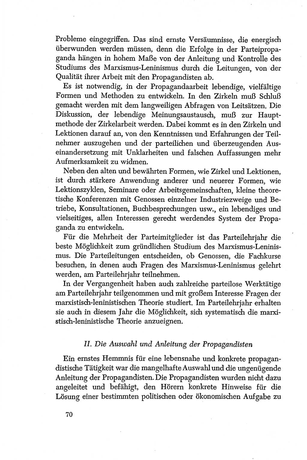 Dokumente der Sozialistischen Einheitspartei Deutschlands (SED) [Deutsche Demokratische Republik (DDR)] 1956-1957, Seite 70 (Dok. SED DDR 1956-1957, S. 70)