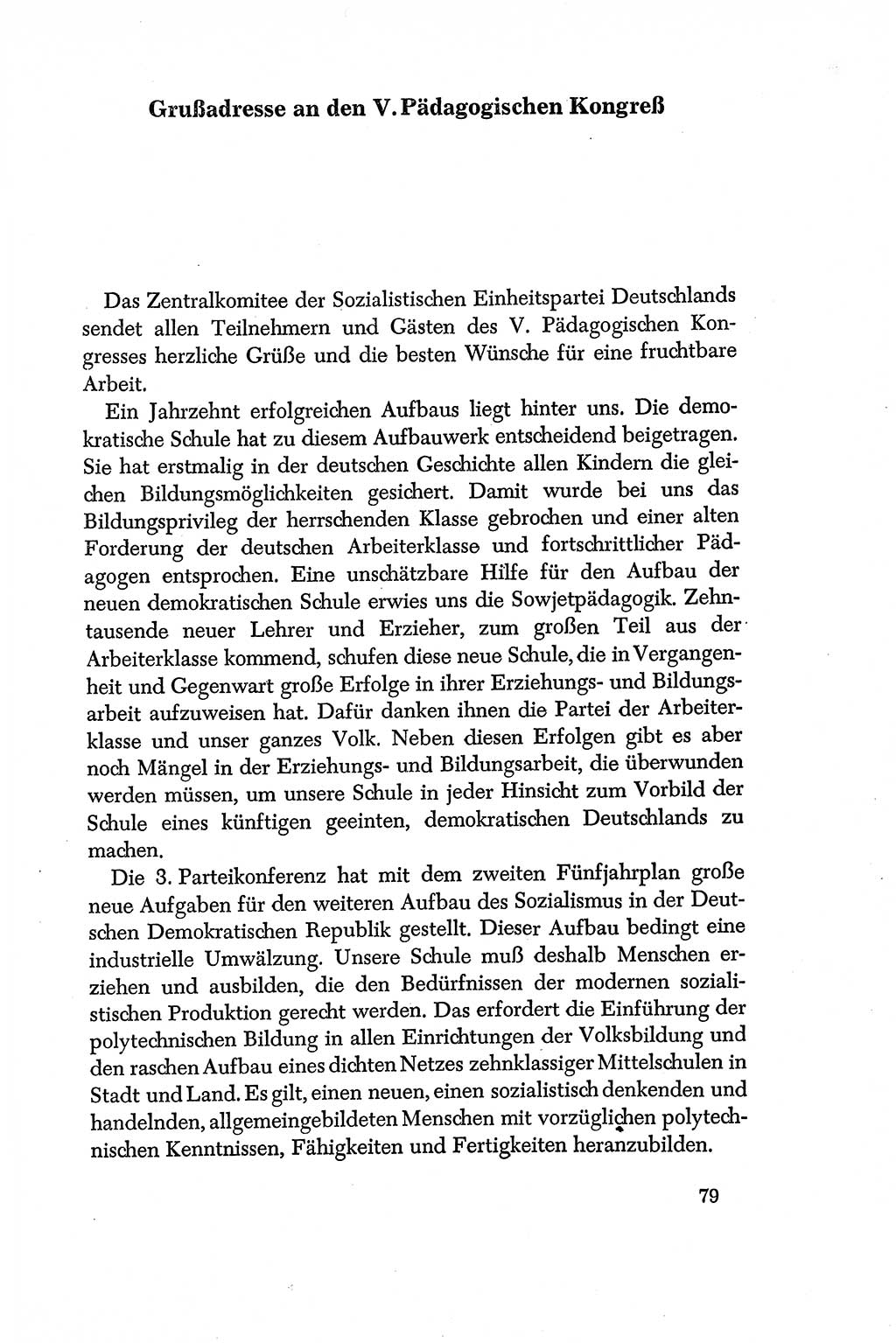 Dokumente der Sozialistischen Einheitspartei Deutschlands (SED) [Deutsche Demokratische Republik (DDR)] 1956-1957, Seite 79 (Dok. SED DDR 1956-1957, S. 79)