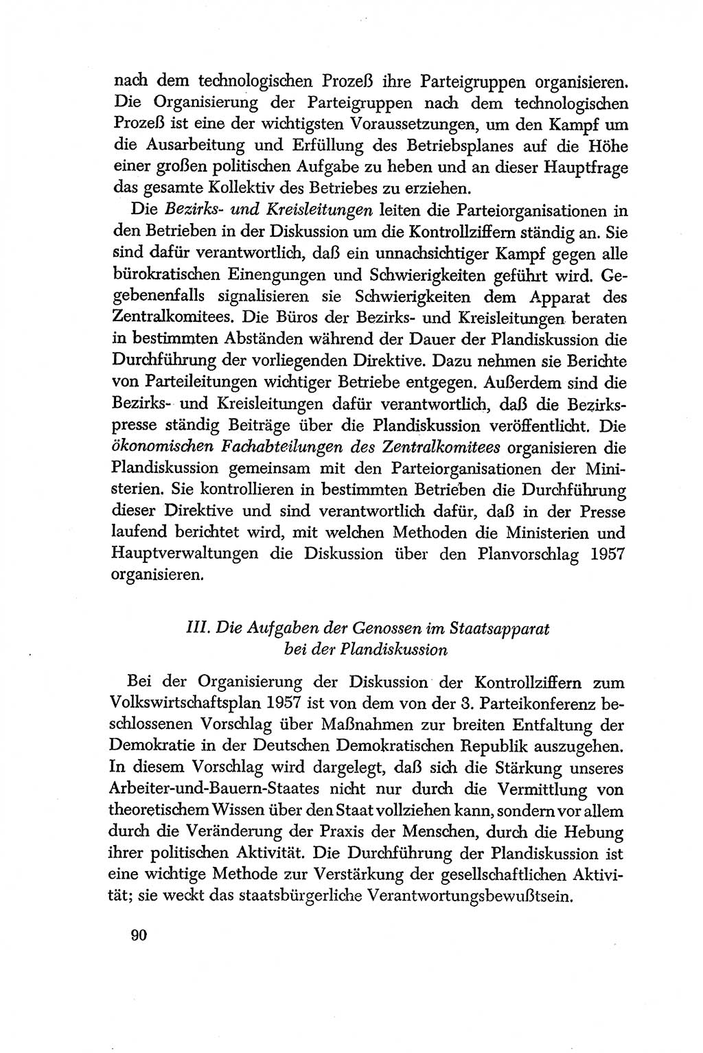 Dokumente der Sozialistischen Einheitspartei Deutschlands (SED) [Deutsche Demokratische Republik (DDR)] 1956-1957, Seite 90 (Dok. SED DDR 1956-1957, S. 90)