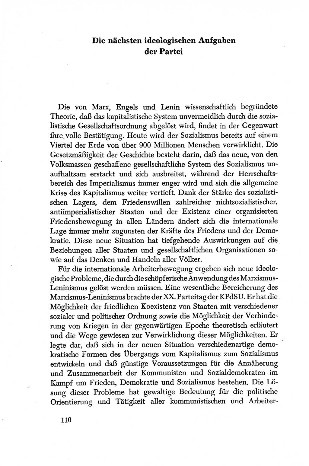 Dokumente der Sozialistischen Einheitspartei Deutschlands (SED) [Deutsche Demokratische Republik (DDR)] 1956-1957, Seite 110 (Dok. SED DDR 1956-1957, S. 110)