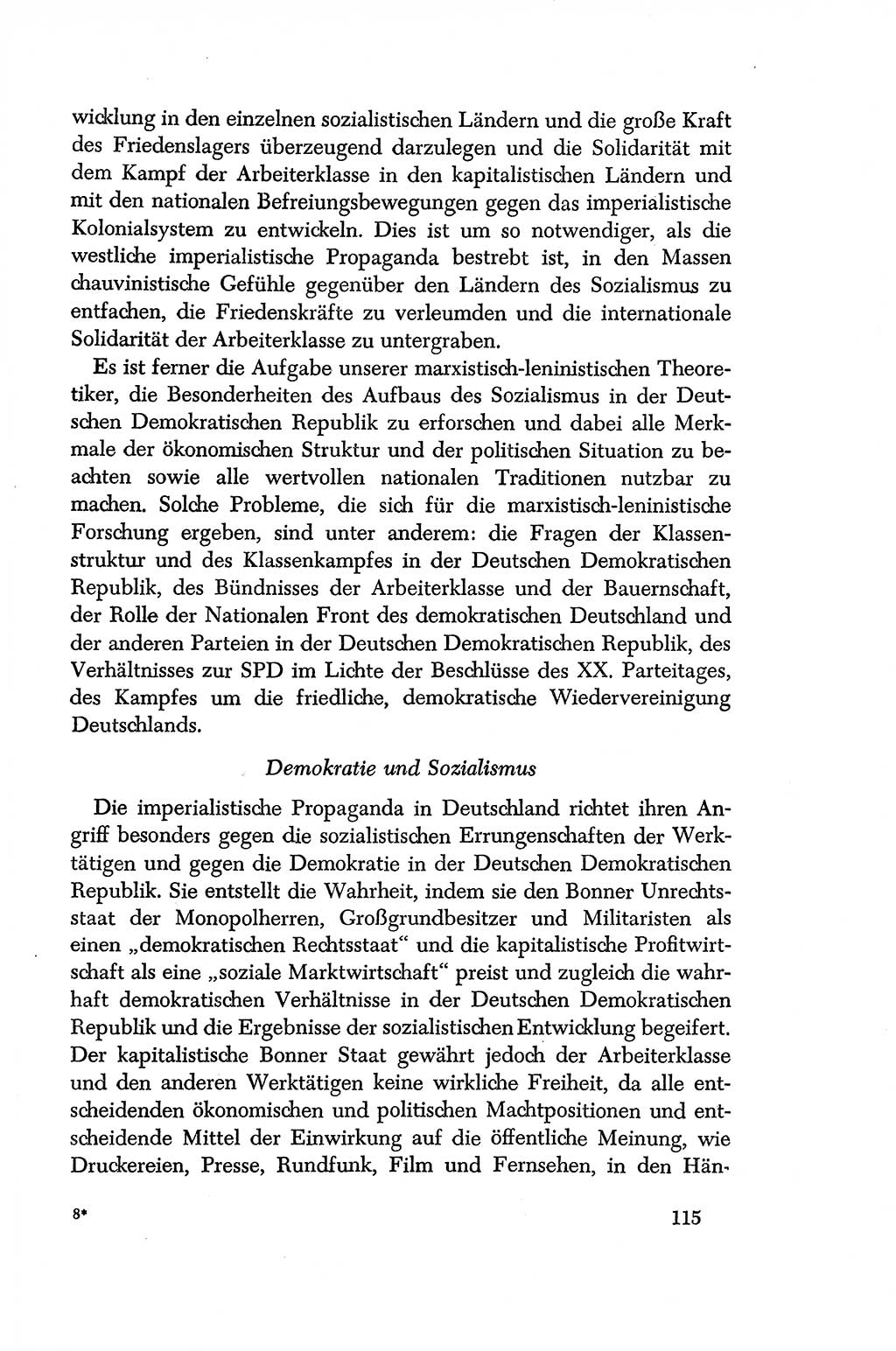 Dokumente der Sozialistischen Einheitspartei Deutschlands (SED) [Deutsche Demokratische Republik (DDR)] 1956-1957, Seite 115 (Dok. SED DDR 1956-1957, S. 115)