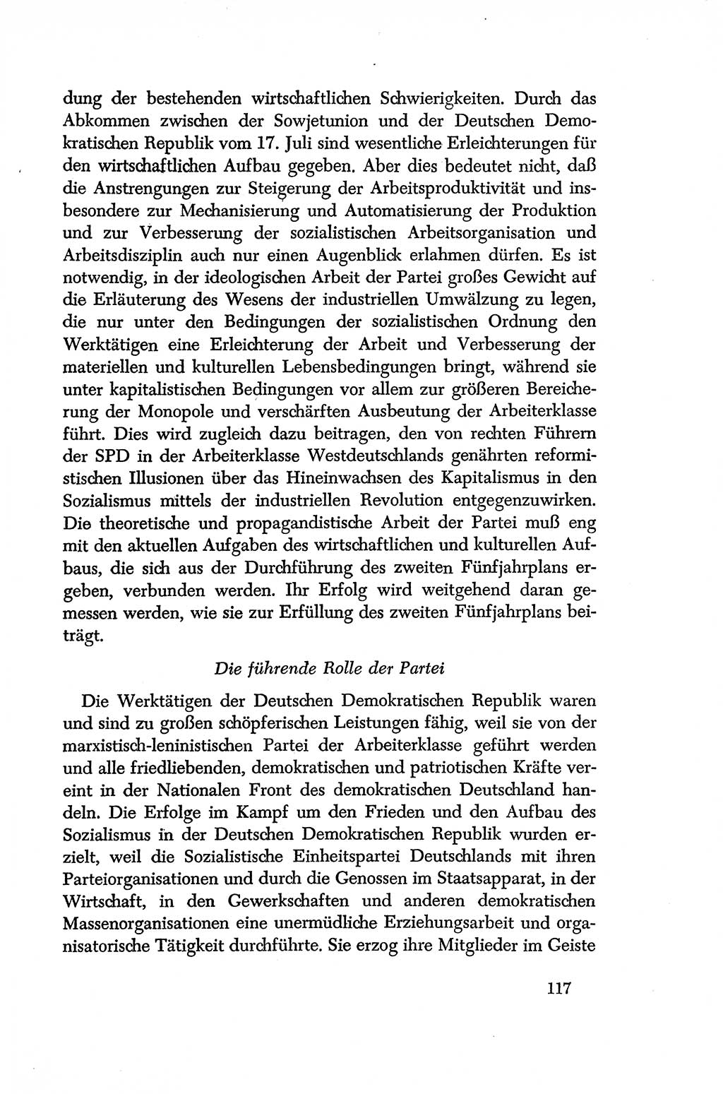 Dokumente der Sozialistischen Einheitspartei Deutschlands (SED) [Deutsche Demokratische Republik (DDR)] 1956-1957, Seite 117 (Dok. SED DDR 1956-1957, S. 117)