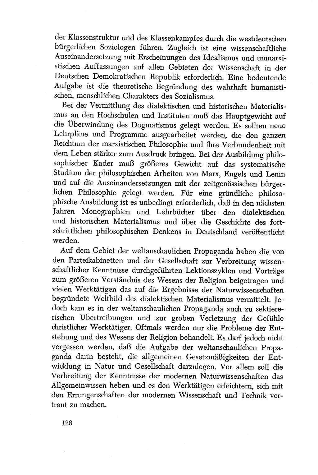 Dokumente der Sozialistischen Einheitspartei Deutschlands (SED) [Deutsche Demokratische Republik (DDR)] 1956-1957, Seite 126 (Dok. SED DDR 1956-1957, S. 126)