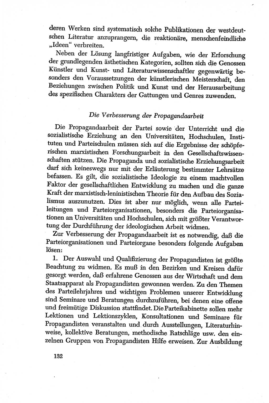 Dokumente der Sozialistischen Einheitspartei Deutschlands (SED) [Deutsche Demokratische Republik (DDR)] 1956-1957, Seite 132 (Dok. SED DDR 1956-1957, S. 132)