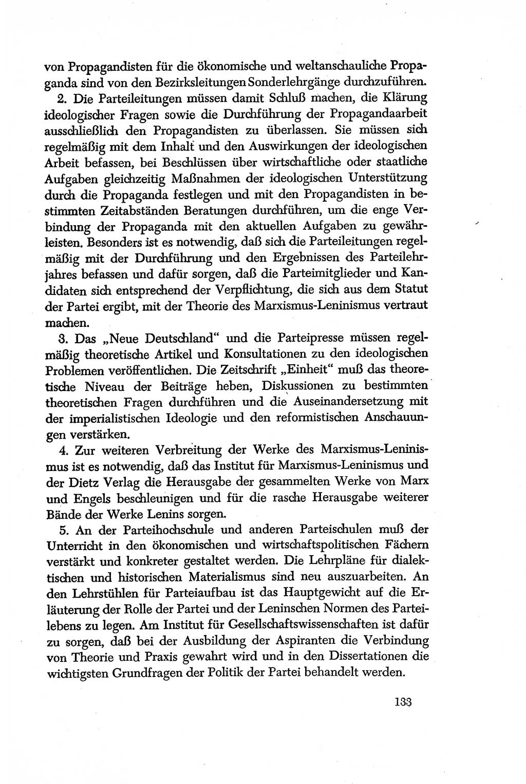 Dokumente der Sozialistischen Einheitspartei Deutschlands (SED) [Deutsche Demokratische Republik (DDR)] 1956-1957, Seite 133 (Dok. SED DDR 1956-1957, S. 133)