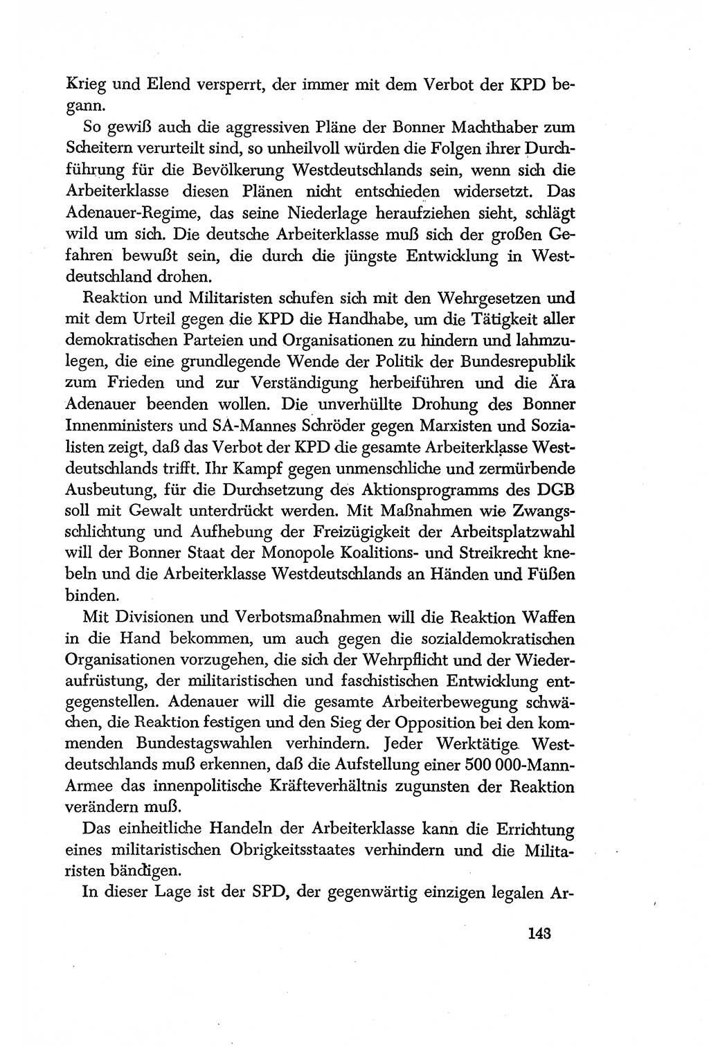 Dokumente der Sozialistischen Einheitspartei Deutschlands (SED) [Deutsche Demokratische Republik (DDR)] 1956-1957, Seite 143 (Dok. SED DDR 1956-1957, S. 143)