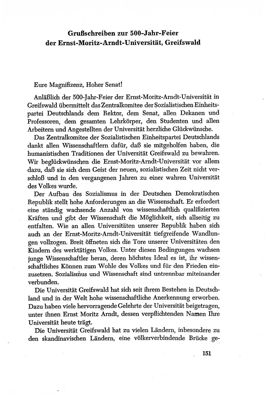 Dokumente der Sozialistischen Einheitspartei Deutschlands (SED) [Deutsche Demokratische Republik (DDR)] 1956-1957, Seite 151 (Dok. SED DDR 1956-1957, S. 151)