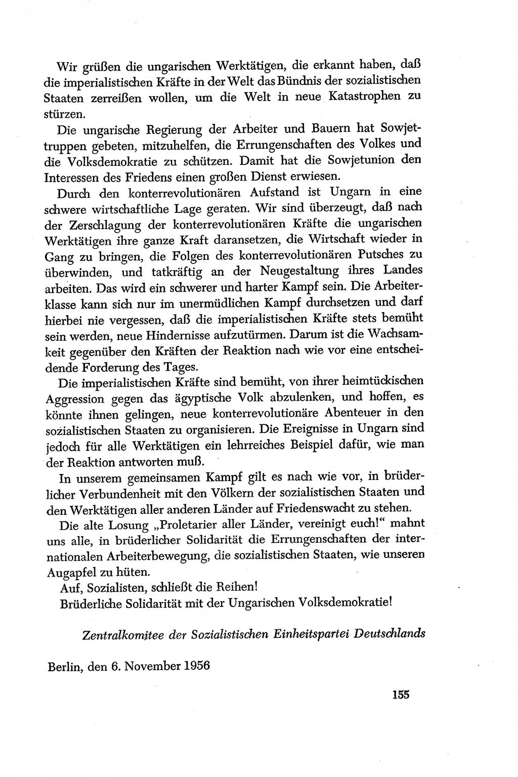 Dokumente der Sozialistischen Einheitspartei Deutschlands (SED) [Deutsche Demokratische Republik (DDR)] 1956-1957, Seite 155 (Dok. SED DDR 1956-1957, S. 155)