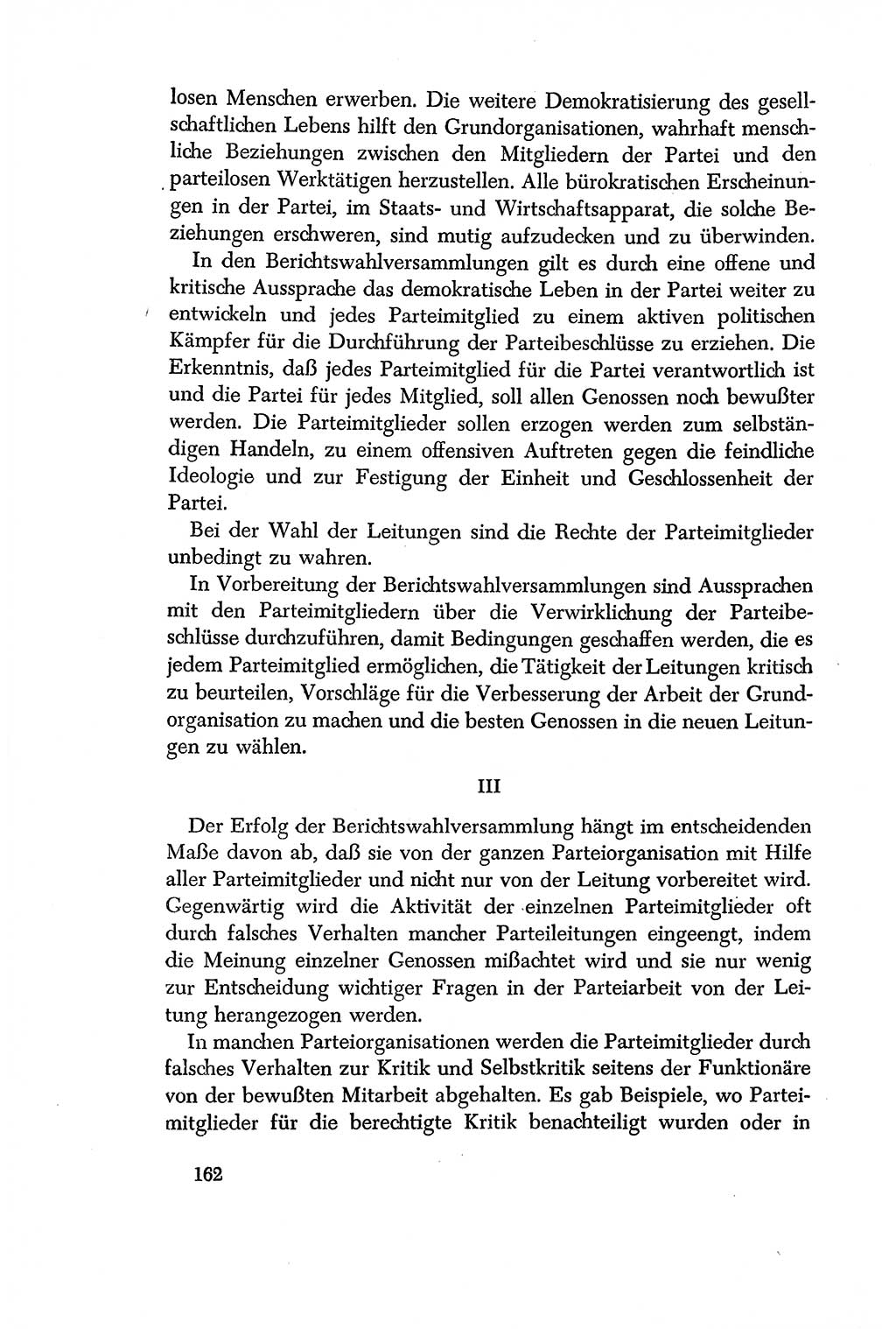 Dokumente der Sozialistischen Einheitspartei Deutschlands (SED) [Deutsche Demokratische Republik (DDR)] 1956-1957, Seite 162 (Dok. SED DDR 1956-1957, S. 162)