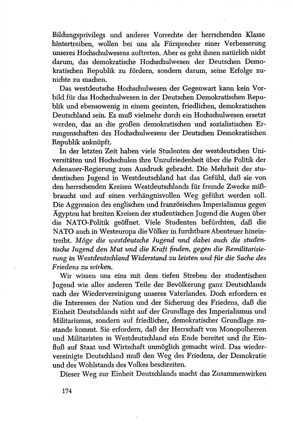 Dokumente der Sozialistischen Einheitspartei Deutschlands (SED) [Deutsche Demokratische Republik (DDR)] 1956-1957, Seite 174 (Dok. SED DDR 1956-1957, S. 174)
