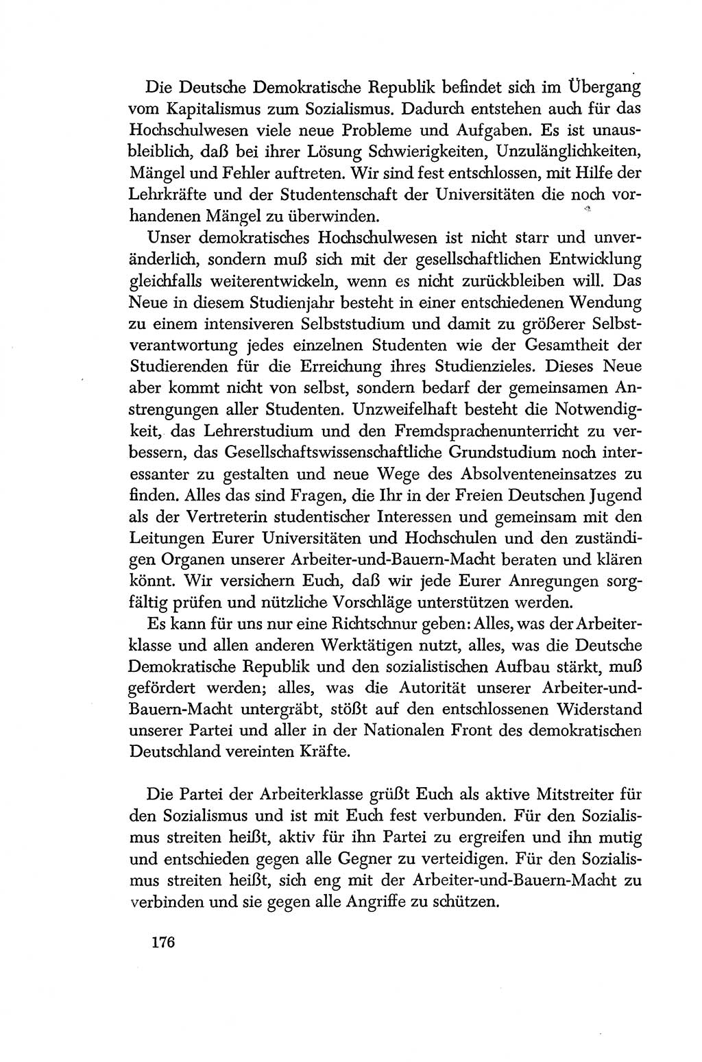 Dokumente der Sozialistischen Einheitspartei Deutschlands (SED) [Deutsche Demokratische Republik (DDR)] 1956-1957, Seite 176 (Dok. SED DDR 1956-1957, S. 176)