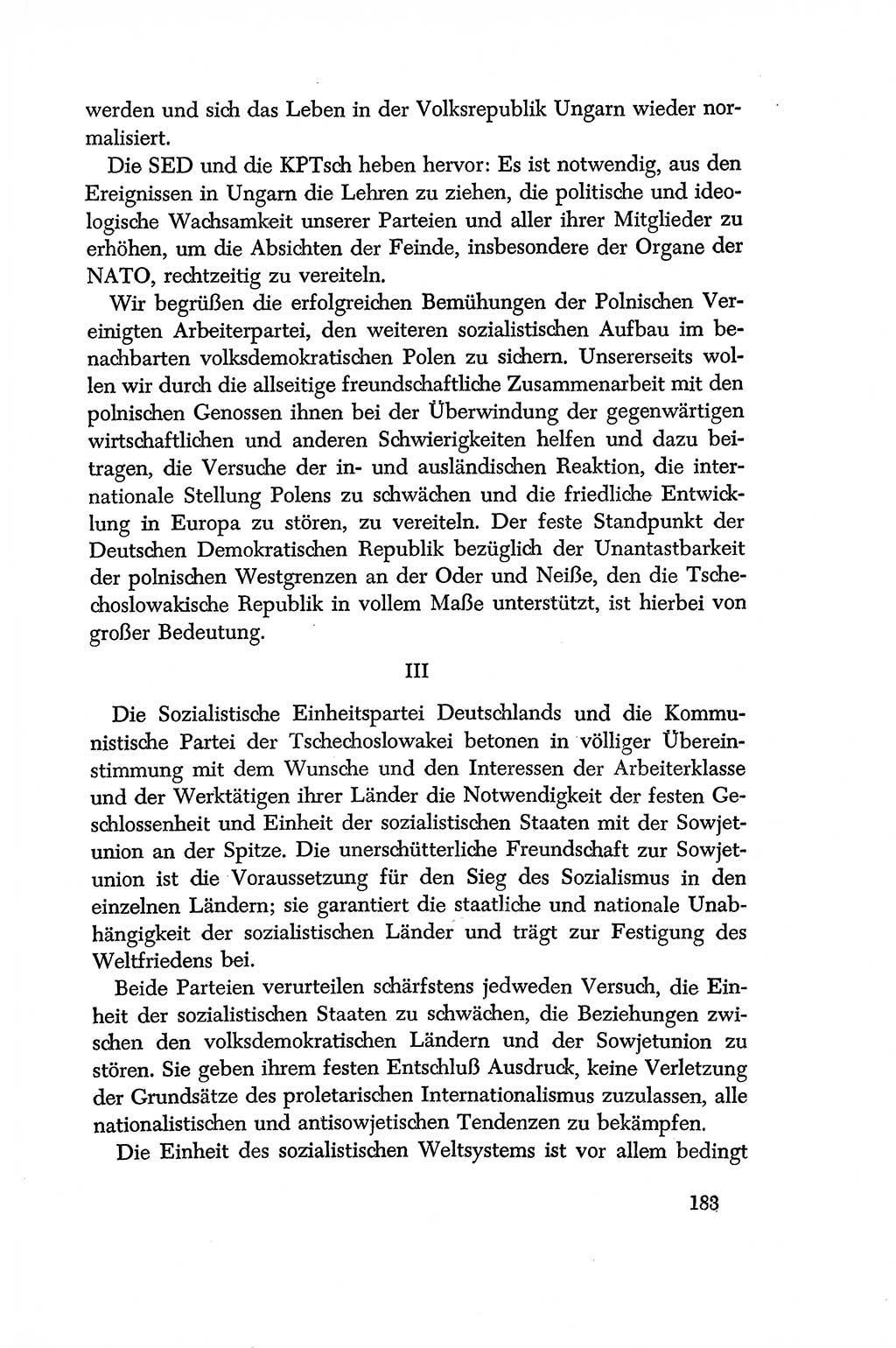 Dokumente der Sozialistischen Einheitspartei Deutschlands (SED) [Deutsche Demokratische Republik (DDR)] 1956-1957, Seite 183 (Dok. SED DDR 1956-1957, S. 183)