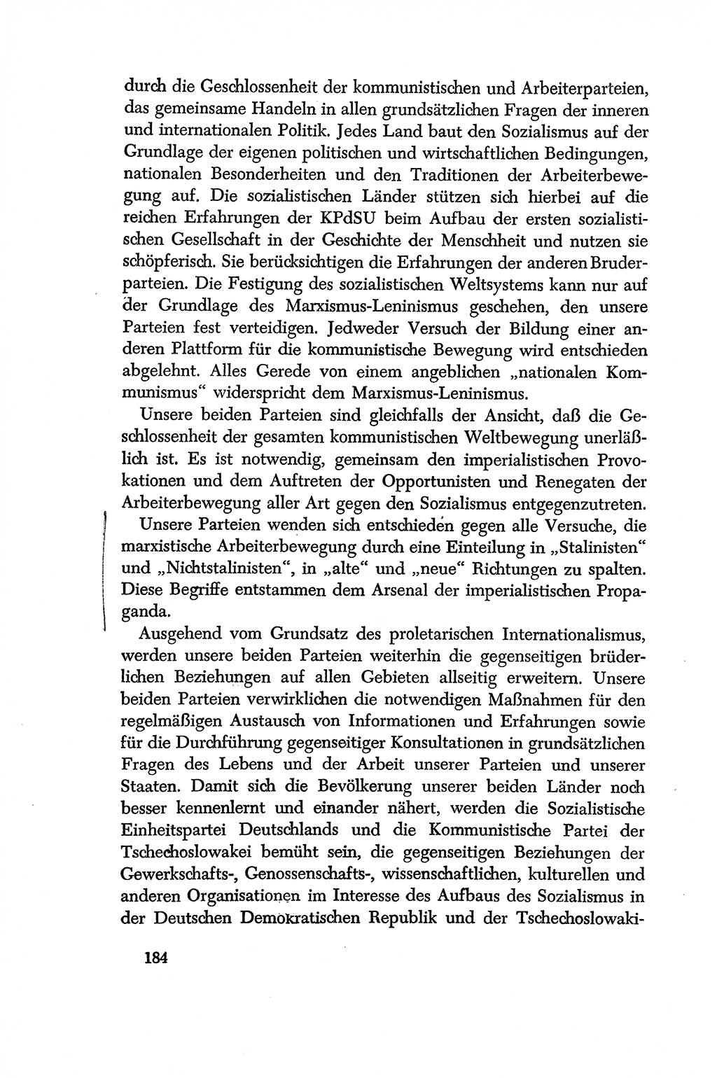 Dokumente der Sozialistischen Einheitspartei Deutschlands (SED) [Deutsche Demokratische Republik (DDR)] 1956-1957, Seite 184 (Dok. SED DDR 1956-1957, S. 184)