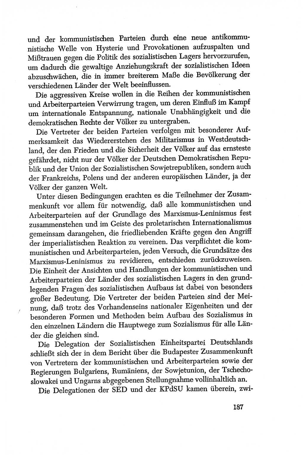Dokumente der Sozialistischen Einheitspartei Deutschlands (SED) [Deutsche Demokratische Republik (DDR)] 1956-1957, Seite 187 (Dok. SED DDR 1956-1957, S. 187)