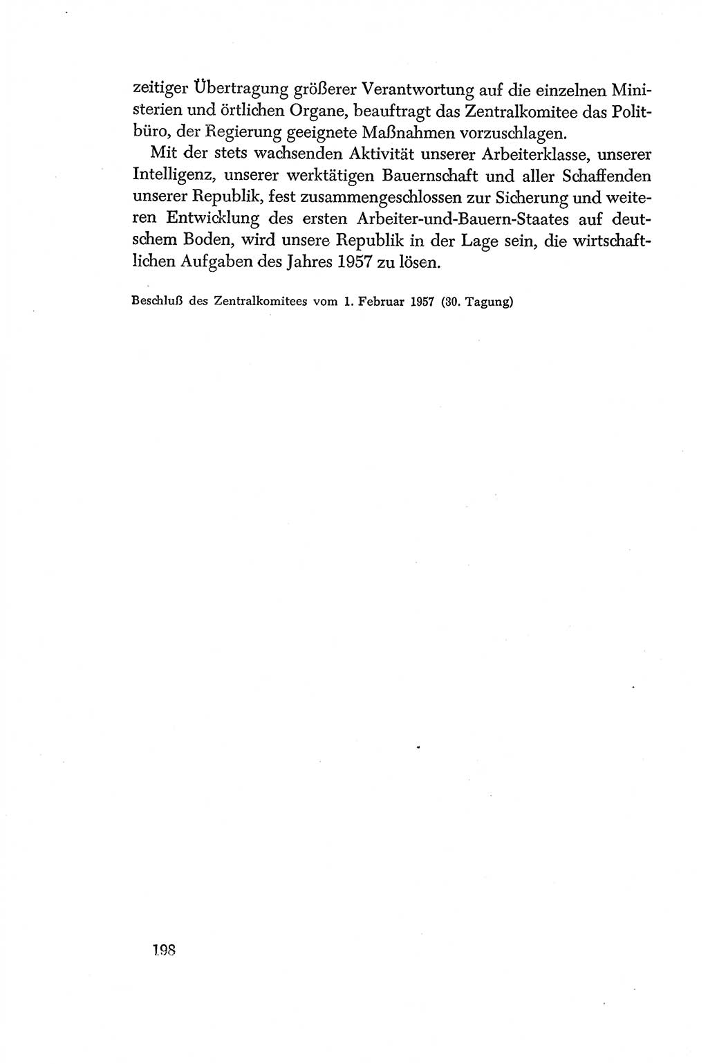 Dokumente der Sozialistischen Einheitspartei Deutschlands (SED) [Deutsche Demokratische Republik (DDR)] 1956-1957, Seite 198 (Dok. SED DDR 1956-1957, S. 198)