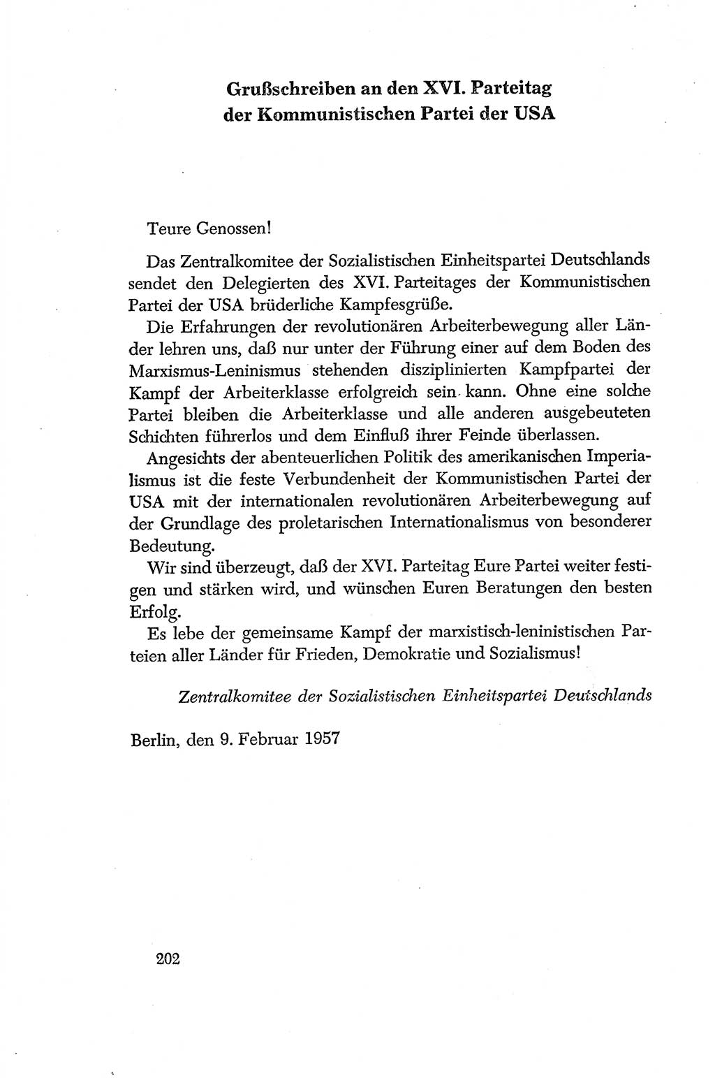 Dokumente der Sozialistischen Einheitspartei Deutschlands (SED) [Deutsche Demokratische Republik (DDR)] 1956-1957, Seite 202 (Dok. SED DDR 1956-1957, S. 202)