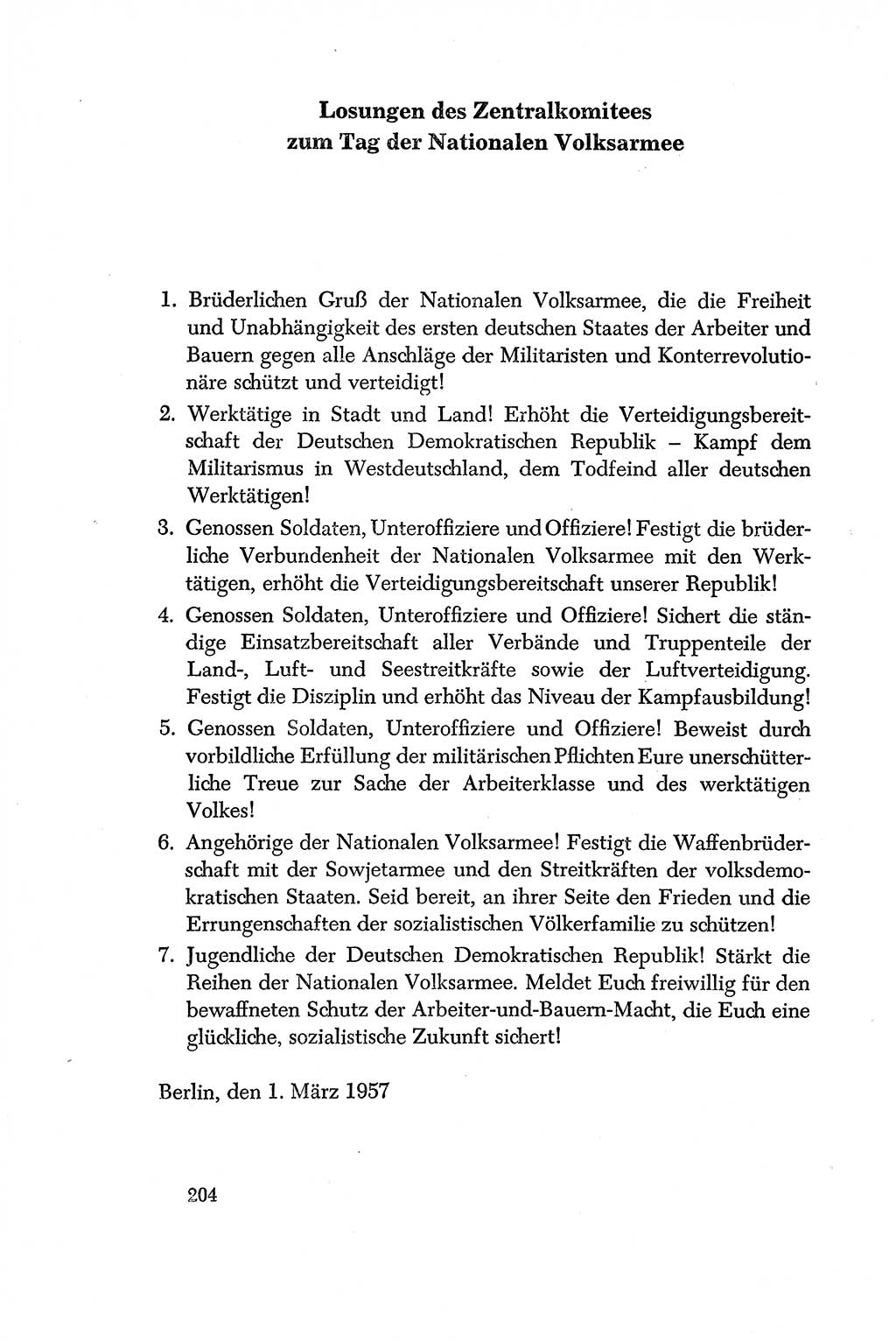 Dokumente der Sozialistischen Einheitspartei Deutschlands (SED) [Deutsche Demokratische Republik (DDR)] 1956-1957, Seite 204 (Dok. SED DDR 1956-1957, S. 204)