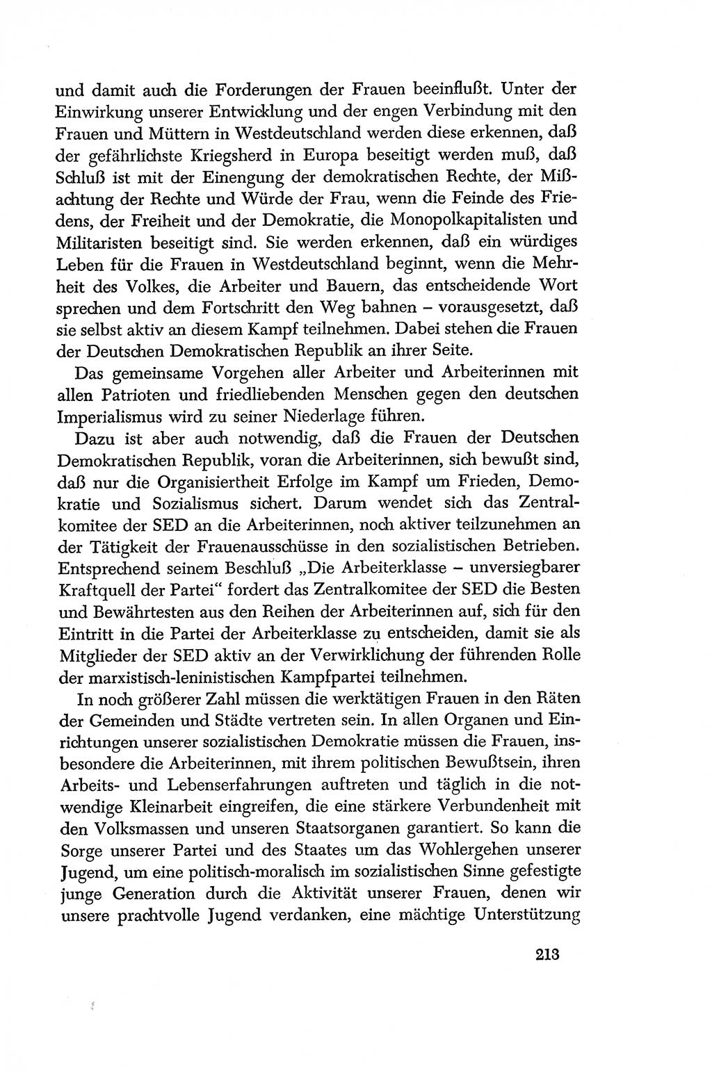 Dokumente der Sozialistischen Einheitspartei Deutschlands (SED) [Deutsche Demokratische Republik (DDR)] 1956-1957, Seite 213 (Dok. SED DDR 1956-1957, S. 213)