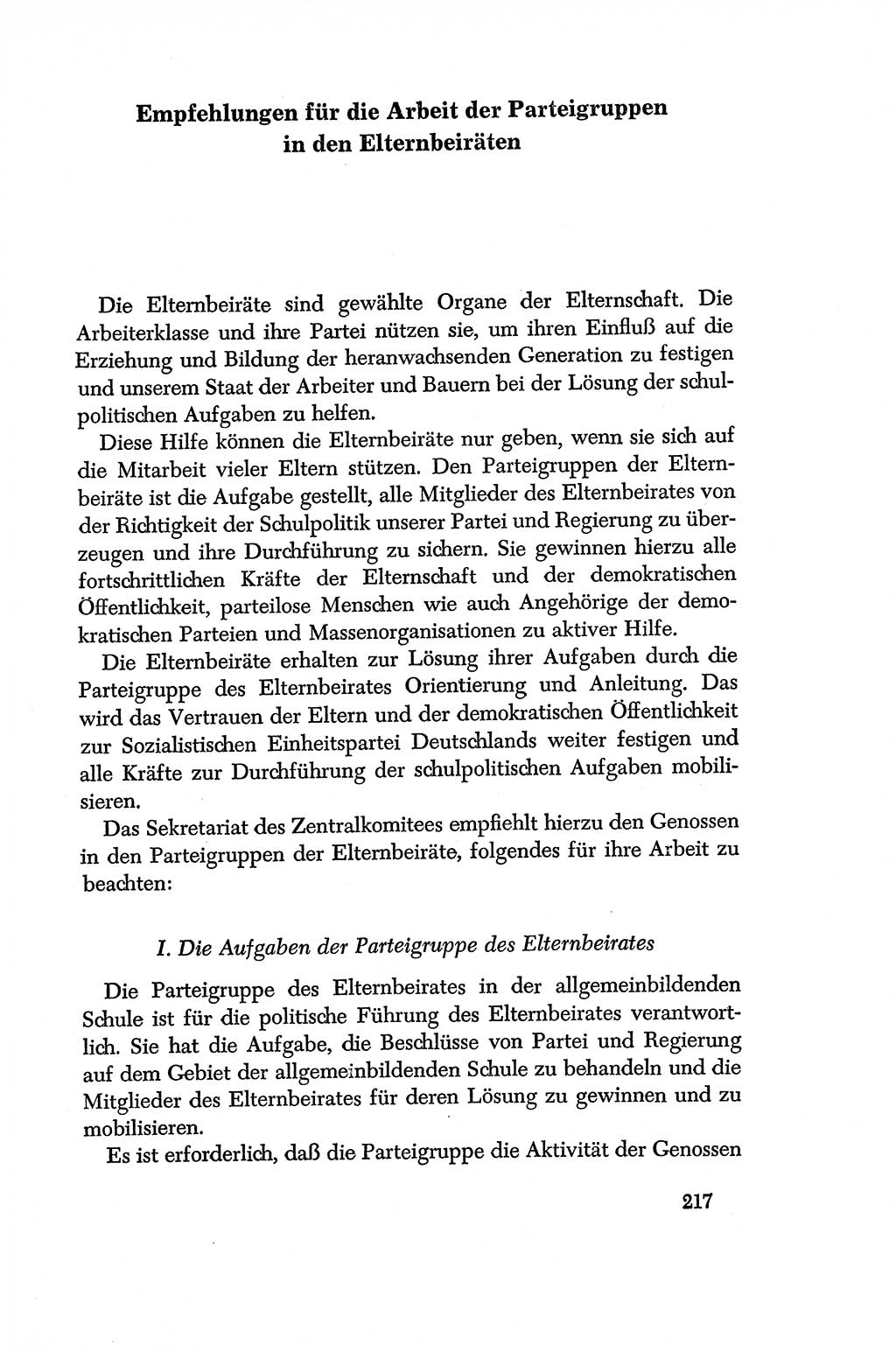 Dokumente der Sozialistischen Einheitspartei Deutschlands (SED) [Deutsche Demokratische Republik (DDR)] 1956-1957, Seite 217 (Dok. SED DDR 1956-1957, S. 217)