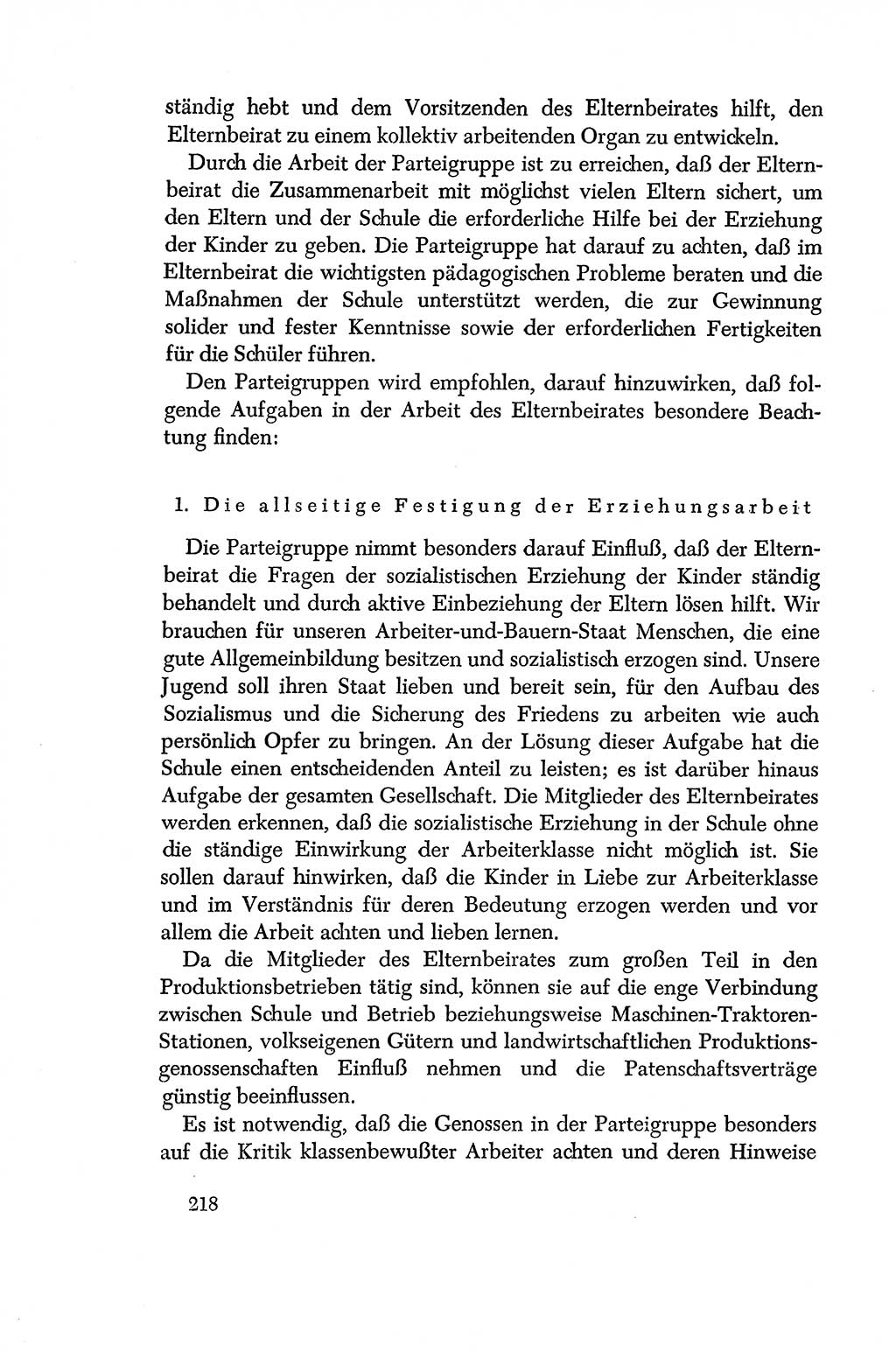Dokumente der Sozialistischen Einheitspartei Deutschlands (SED) [Deutsche Demokratische Republik (DDR)] 1956-1957, Seite 218 (Dok. SED DDR 1956-1957, S. 218)
