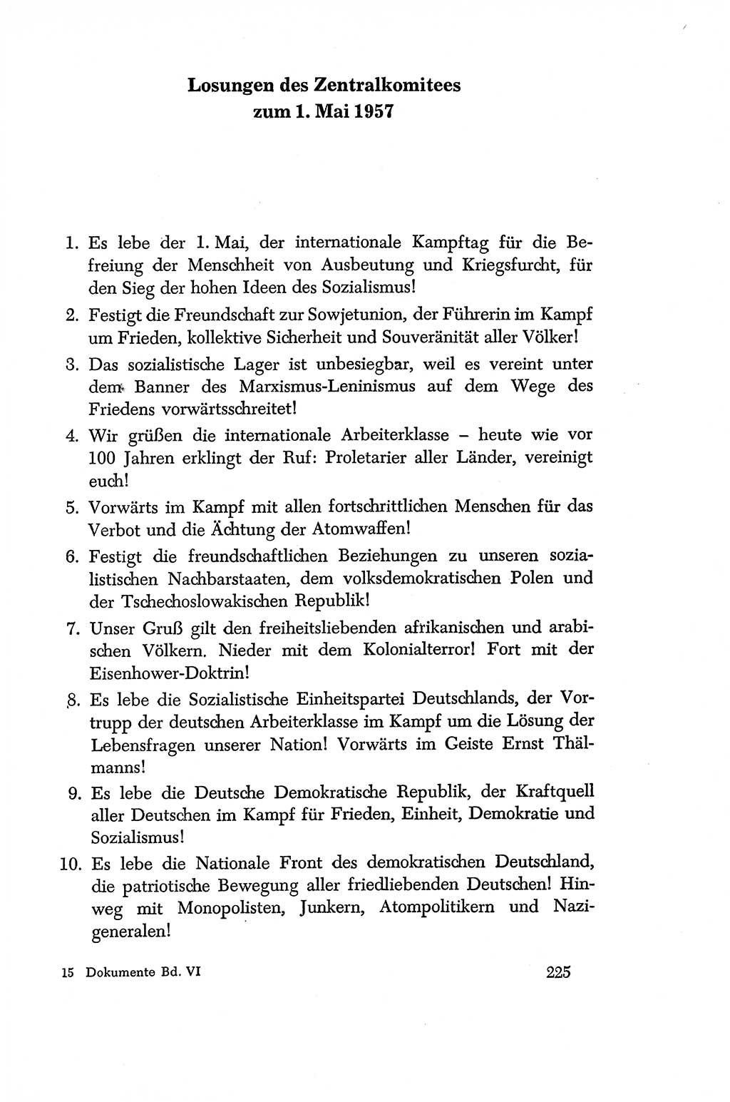 Dokumente der Sozialistischen Einheitspartei Deutschlands (SED) [Deutsche Demokratische Republik (DDR)] 1956-1957, Seite 225 (Dok. SED DDR 1956-1957, S. 225)