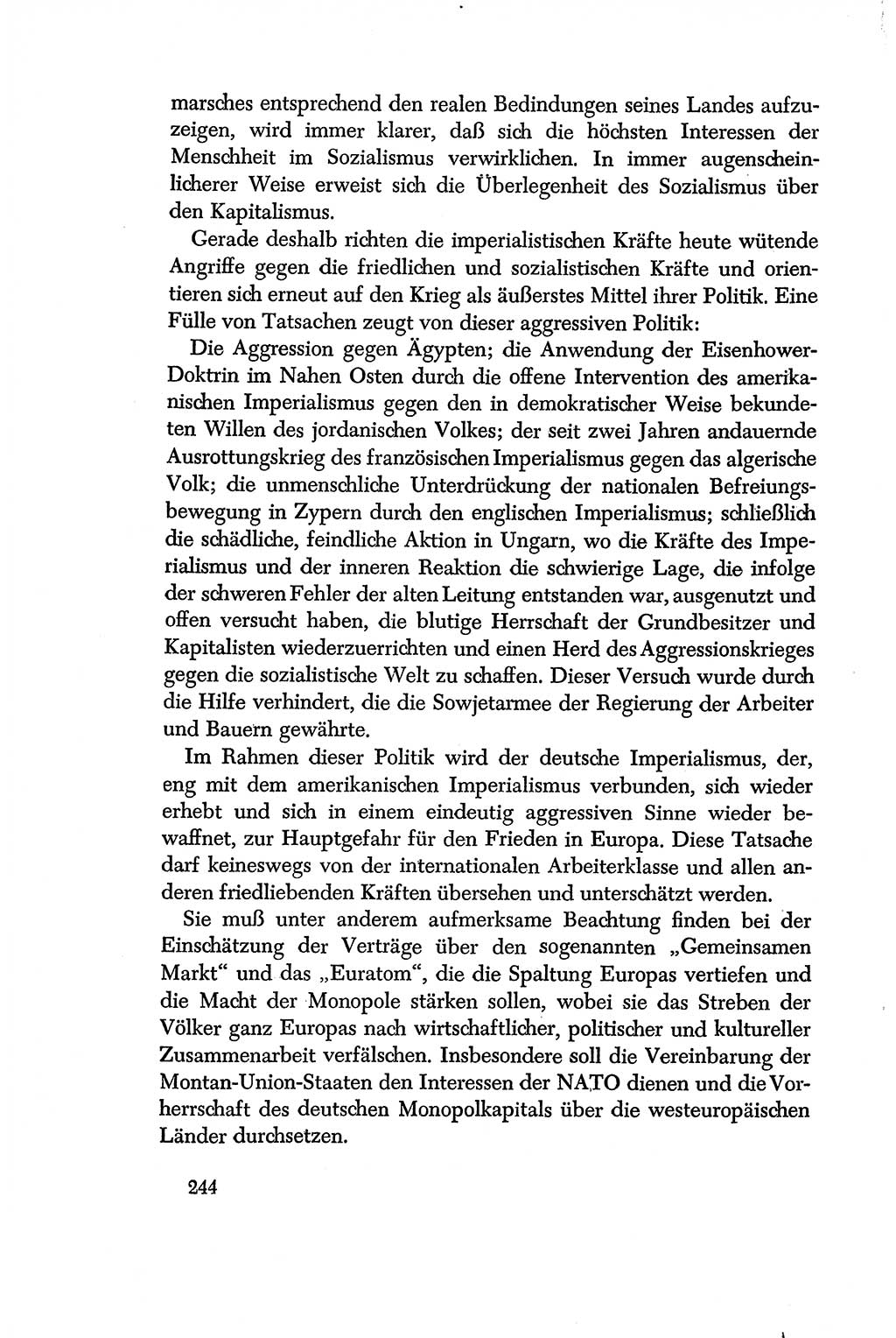 Dokumente der Sozialistischen Einheitspartei Deutschlands (SED) [Deutsche Demokratische Republik (DDR)] 1956-1957, Seite 244 (Dok. SED DDR 1956-1957, S. 244)