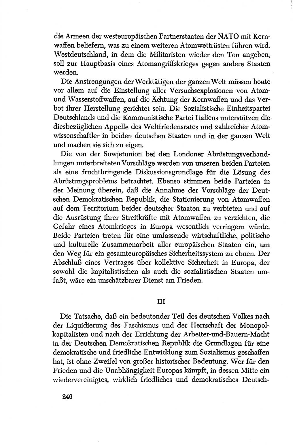 Dokumente der Sozialistischen Einheitspartei Deutschlands (SED) [Deutsche Demokratische Republik (DDR)] 1956-1957, Seite 246 (Dok. SED DDR 1956-1957, S. 246)