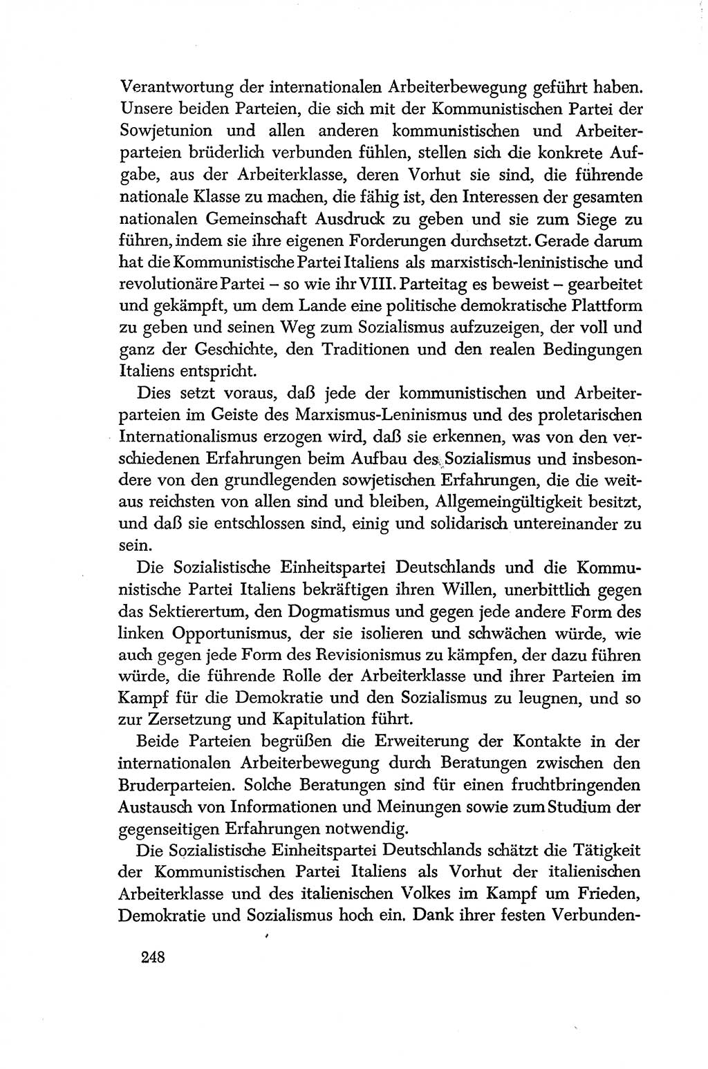 Dokumente der Sozialistischen Einheitspartei Deutschlands (SED) [Deutsche Demokratische Republik (DDR)] 1956-1957, Seite 248 (Dok. SED DDR 1956-1957, S. 248)