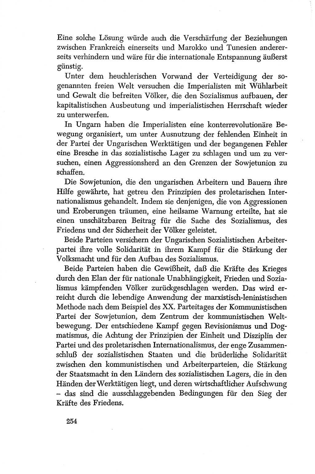 Dokumente der Sozialistischen Einheitspartei Deutschlands (SED) [Deutsche Demokratische Republik (DDR)] 1956-1957, Seite 254 (Dok. SED DDR 1956-1957, S. 254)