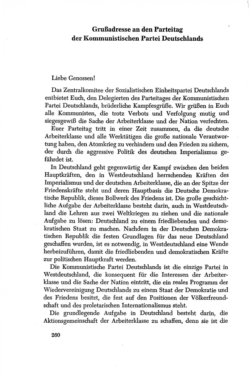 Dokumente der Sozialistischen Einheitspartei Deutschlands (SED) [Deutsche Demokratische Republik (DDR)] 1956-1957, Seite 260 (Dok. SED DDR 1956-1957, S. 260)