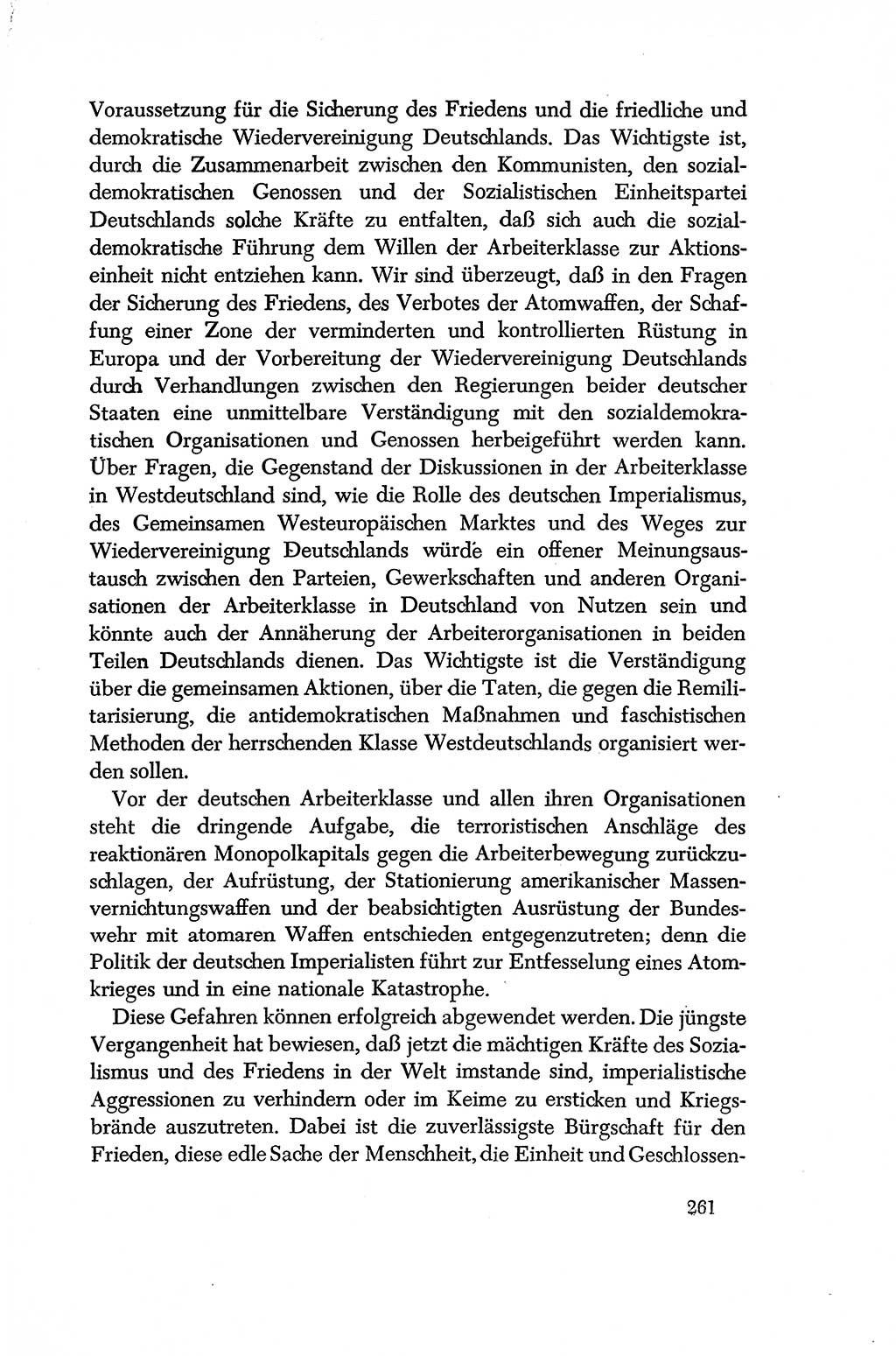 Dokumente der Sozialistischen Einheitspartei Deutschlands (SED) [Deutsche Demokratische Republik (DDR)] 1956-1957, Seite 261 (Dok. SED DDR 1956-1957, S. 261)