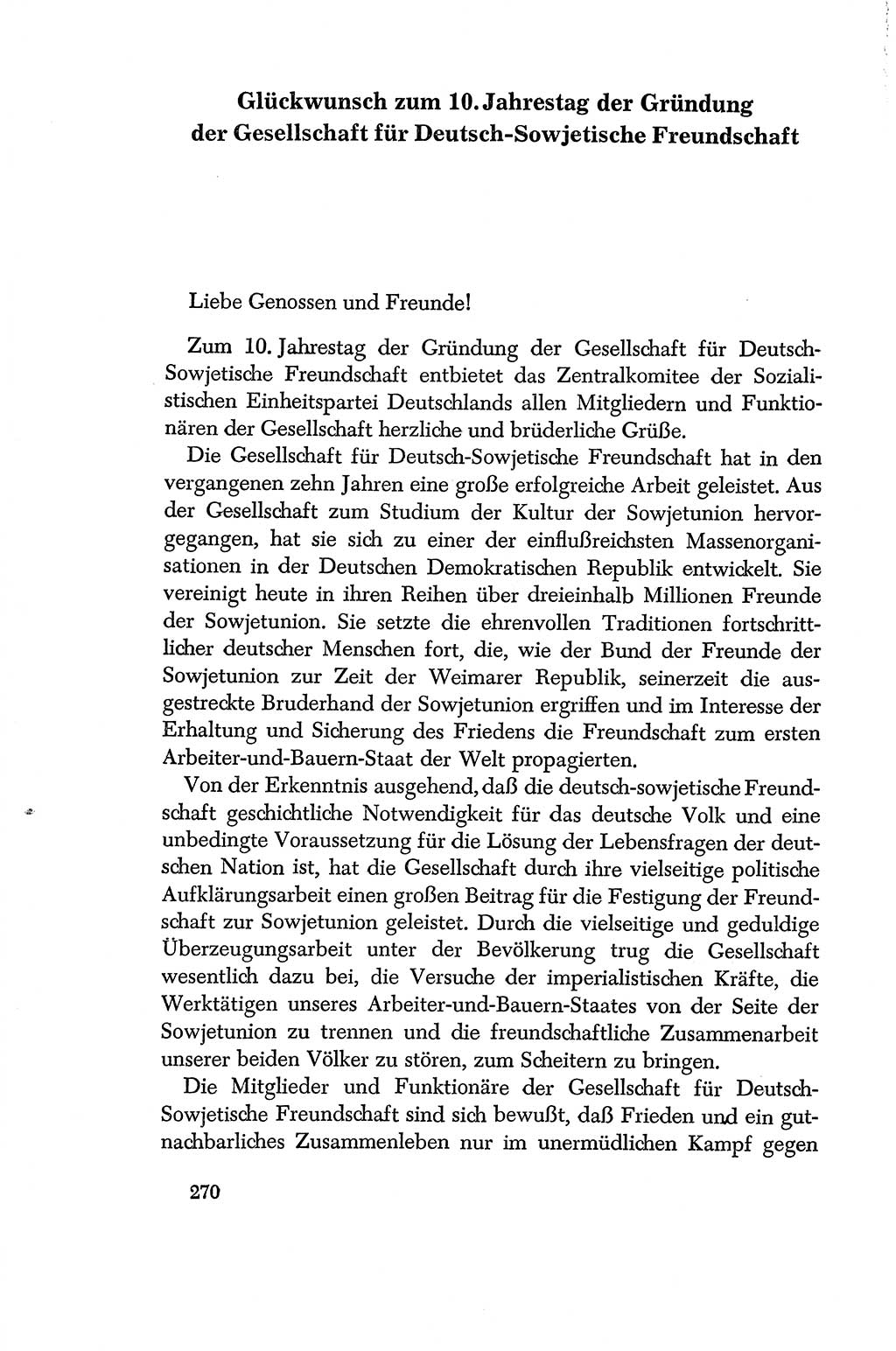 Dokumente der Sozialistischen Einheitspartei Deutschlands (SED) [Deutsche Demokratische Republik (DDR)] 1956-1957, Seite 270 (Dok. SED DDR 1956-1957, S. 270)