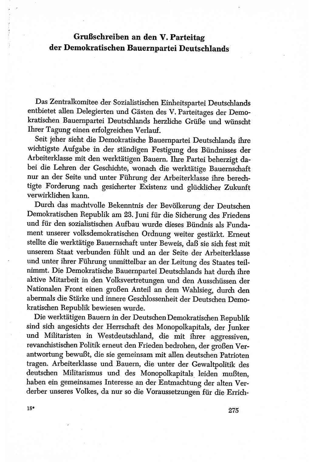 Dokumente der Sozialistischen Einheitspartei Deutschlands (SED) [Deutsche Demokratische Republik (DDR)] 1956-1957, Seite 275 (Dok. SED DDR 1956-1957, S. 275)