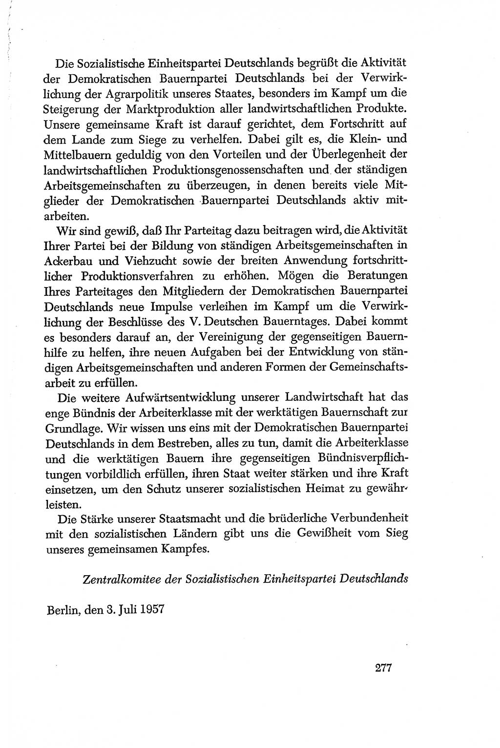 Dokumente der Sozialistischen Einheitspartei Deutschlands (SED) [Deutsche Demokratische Republik (DDR)] 1956-1957, Seite 277 (Dok. SED DDR 1956-1957, S. 277)