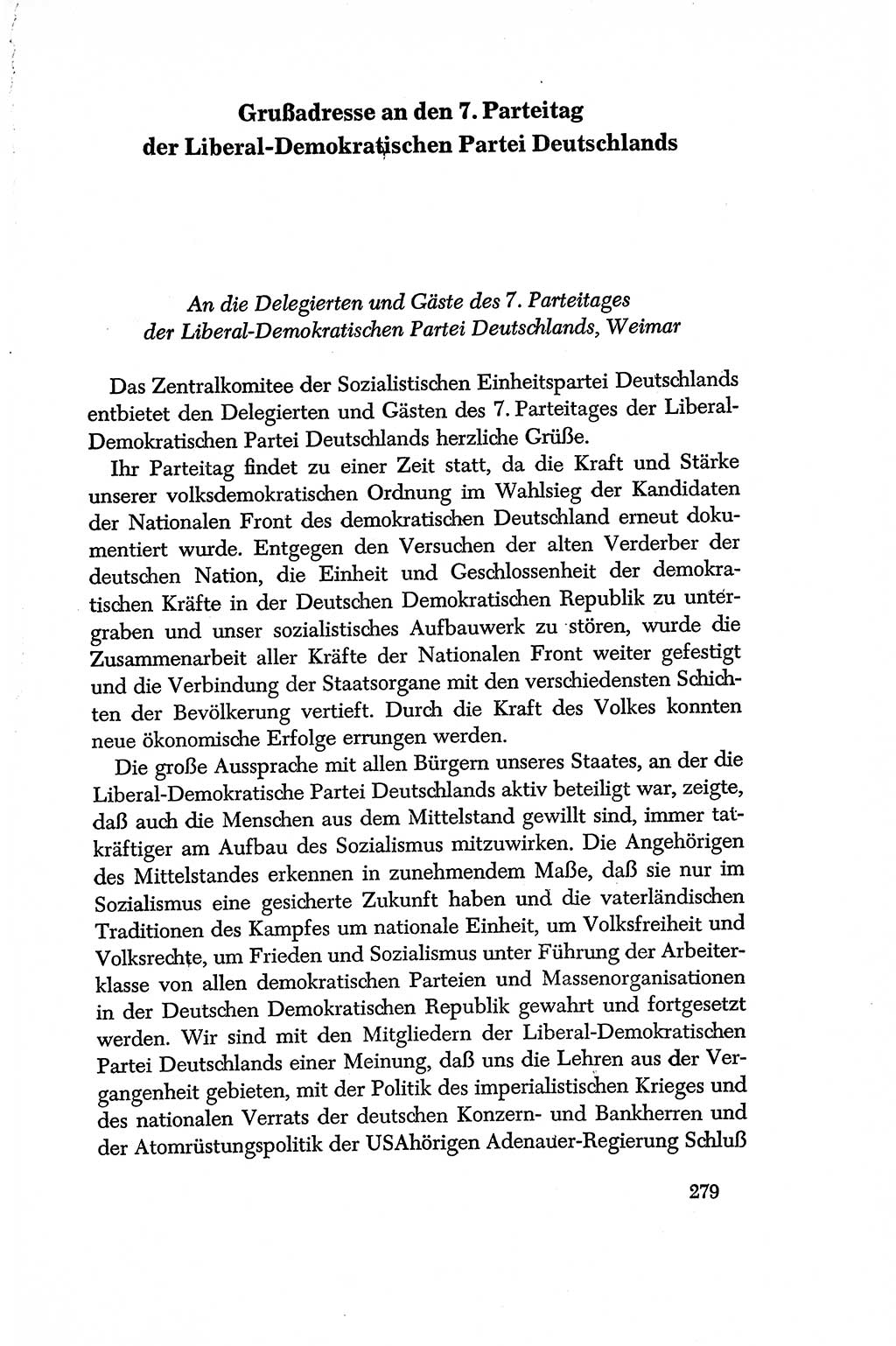 Dokumente der Sozialistischen Einheitspartei Deutschlands (SED) [Deutsche Demokratische Republik (DDR)] 1956-1957, Seite 279 (Dok. SED DDR 1956-1957, S. 279)