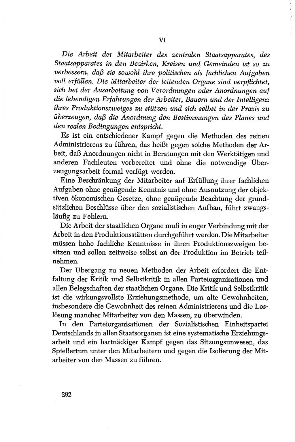 Dokumente der Sozialistischen Einheitspartei Deutschlands (SED) [Deutsche Demokratische Republik (DDR)] 1956-1957, Seite 292 (Dok. SED DDR 1956-1957, S. 292)