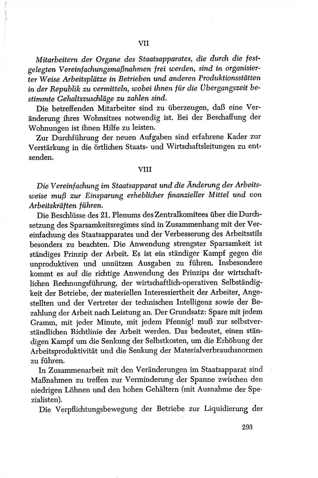 Dokumente der Sozialistischen Einheitspartei Deutschlands (SED) [Deutsche Demokratische Republik (DDR)] 1956-1957, Seite 293 (Dok. SED DDR 1956-1957, S. 293)