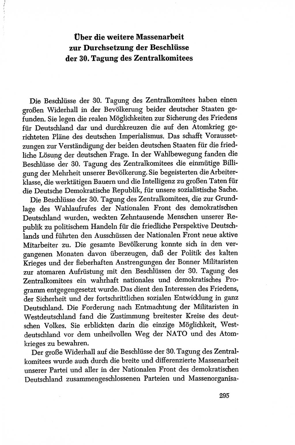 Dokumente der Sozialistischen Einheitspartei Deutschlands (SED) [Deutsche Demokratische Republik (DDR)] 1956-1957, Seite 295 (Dok. SED DDR 1956-1957, S. 295)