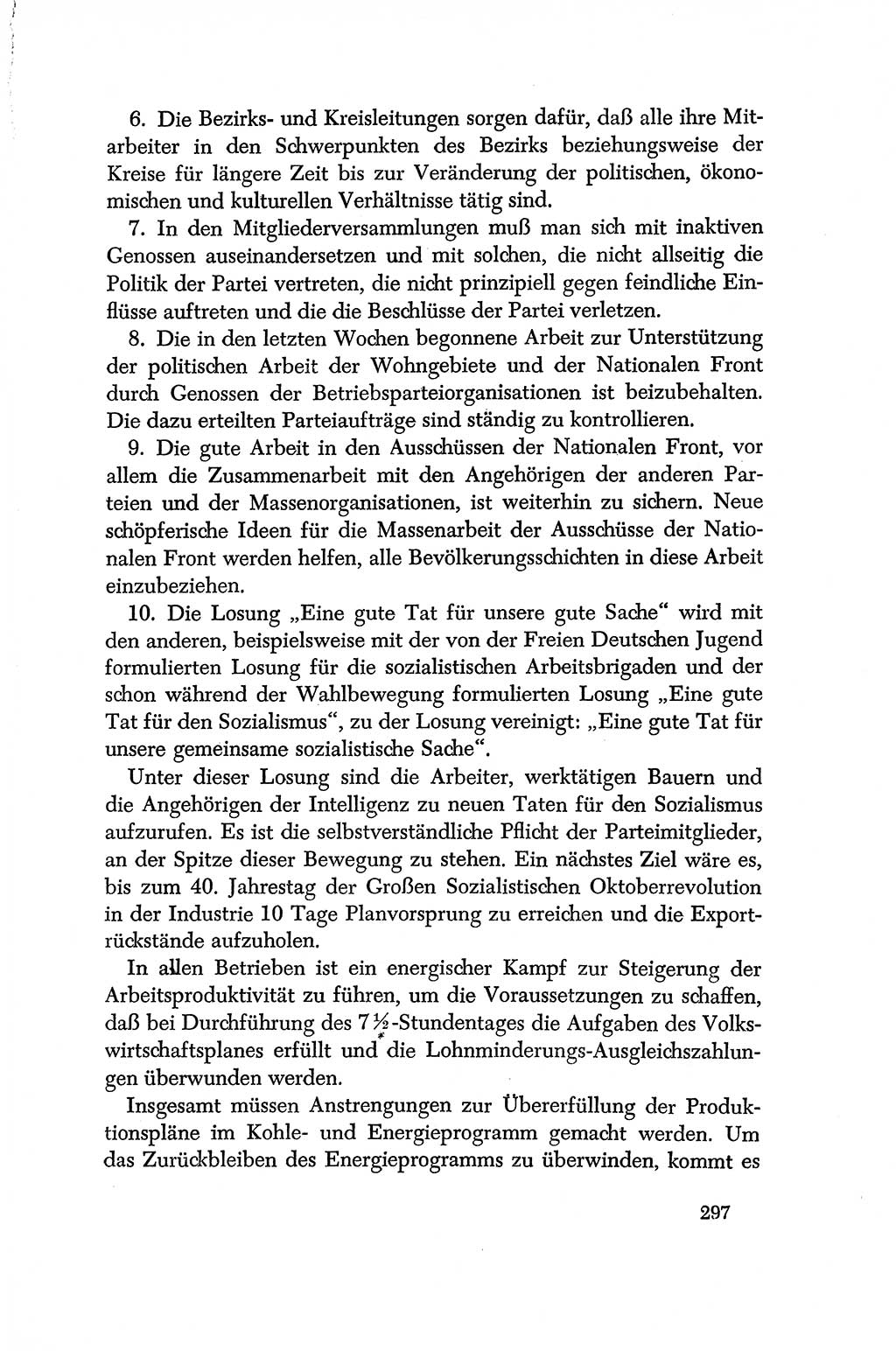 Dokumente der Sozialistischen Einheitspartei Deutschlands (SED) [Deutsche Demokratische Republik (DDR)] 1956-1957, Seite 297 (Dok. SED DDR 1956-1957, S. 297)