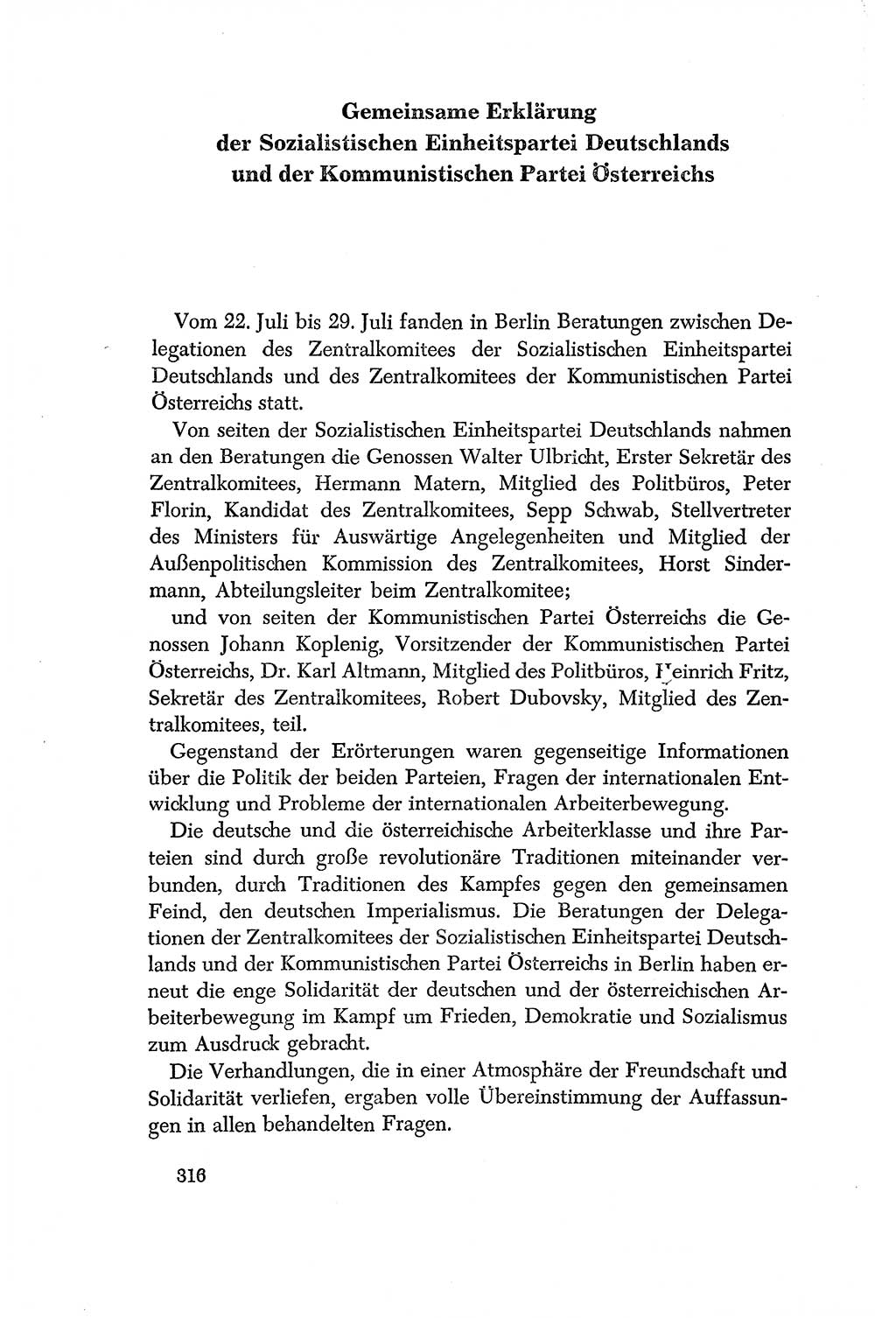 Dokumente der Sozialistischen Einheitspartei Deutschlands (SED) [Deutsche Demokratische Republik (DDR)] 1956-1957, Seite 316 (Dok. SED DDR 1956-1957, S. 316)